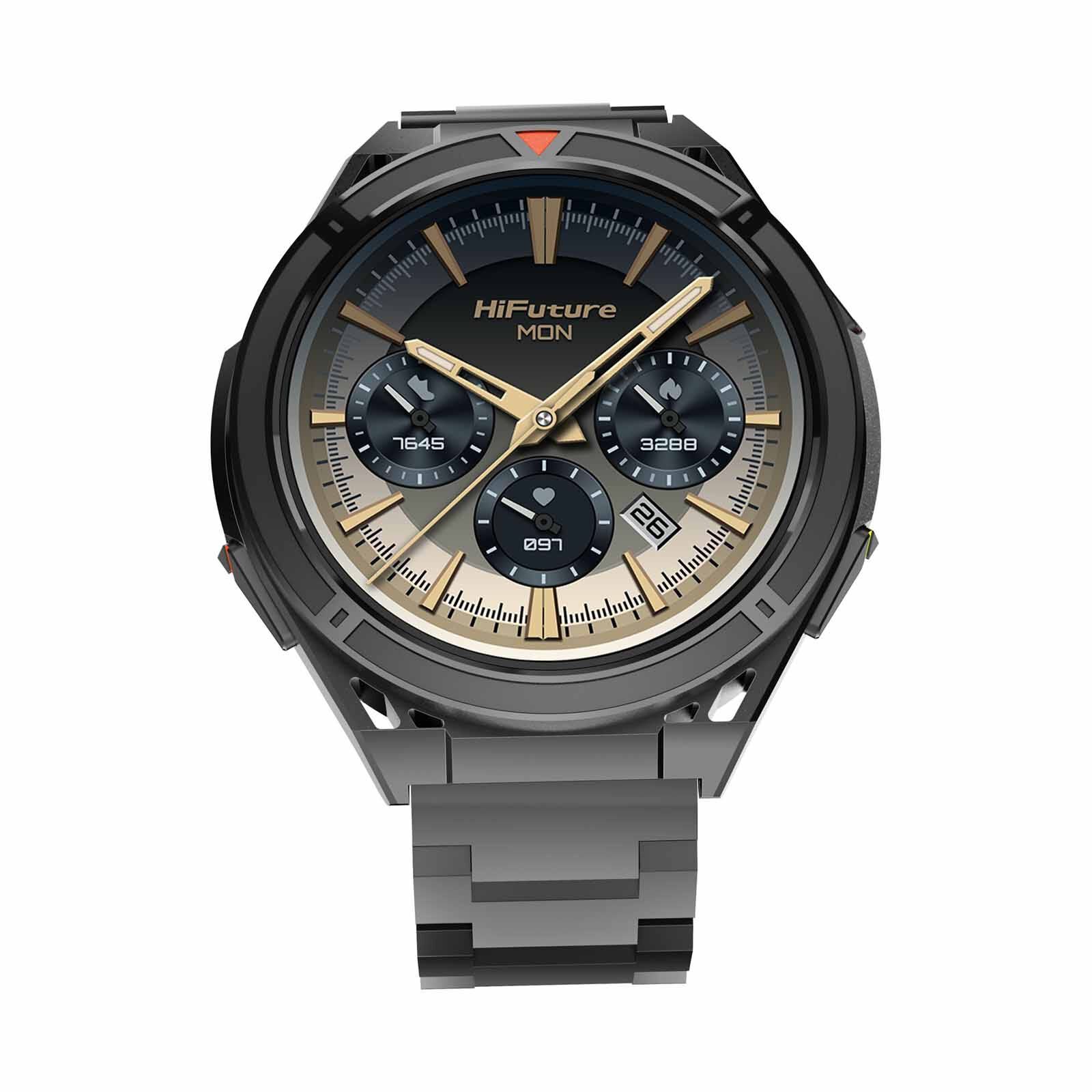 HIFUTURE Active - Black Red Bluetooth Smartwatch With Gps And Heart Rate Function HSSW9BR-image 1