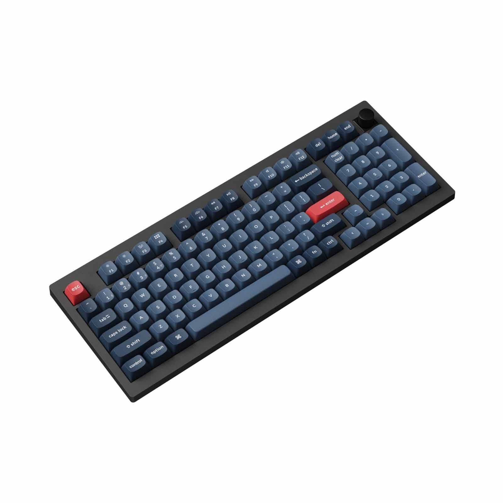 KEYCHRON V5 Max 96 Percent 100 Key Carbon Black Knob Brown Switch, Rgb Hot-swap Gateron Jupiter Switch KYCN-V5M-D3-image 5