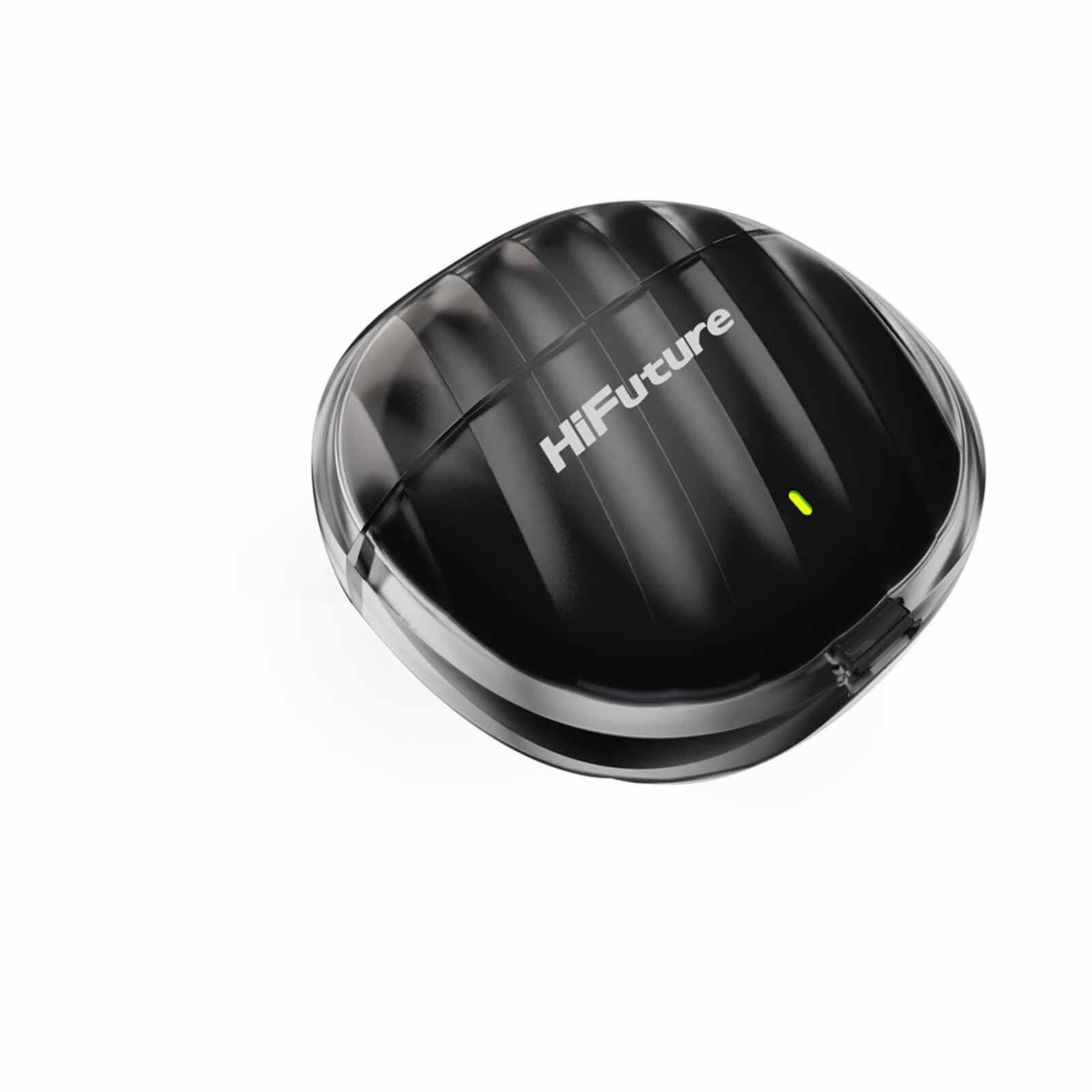 HIFUTURE Flybuds3 - Black Tws Earbuds With 4microphones Enc HEF3BK-image 5