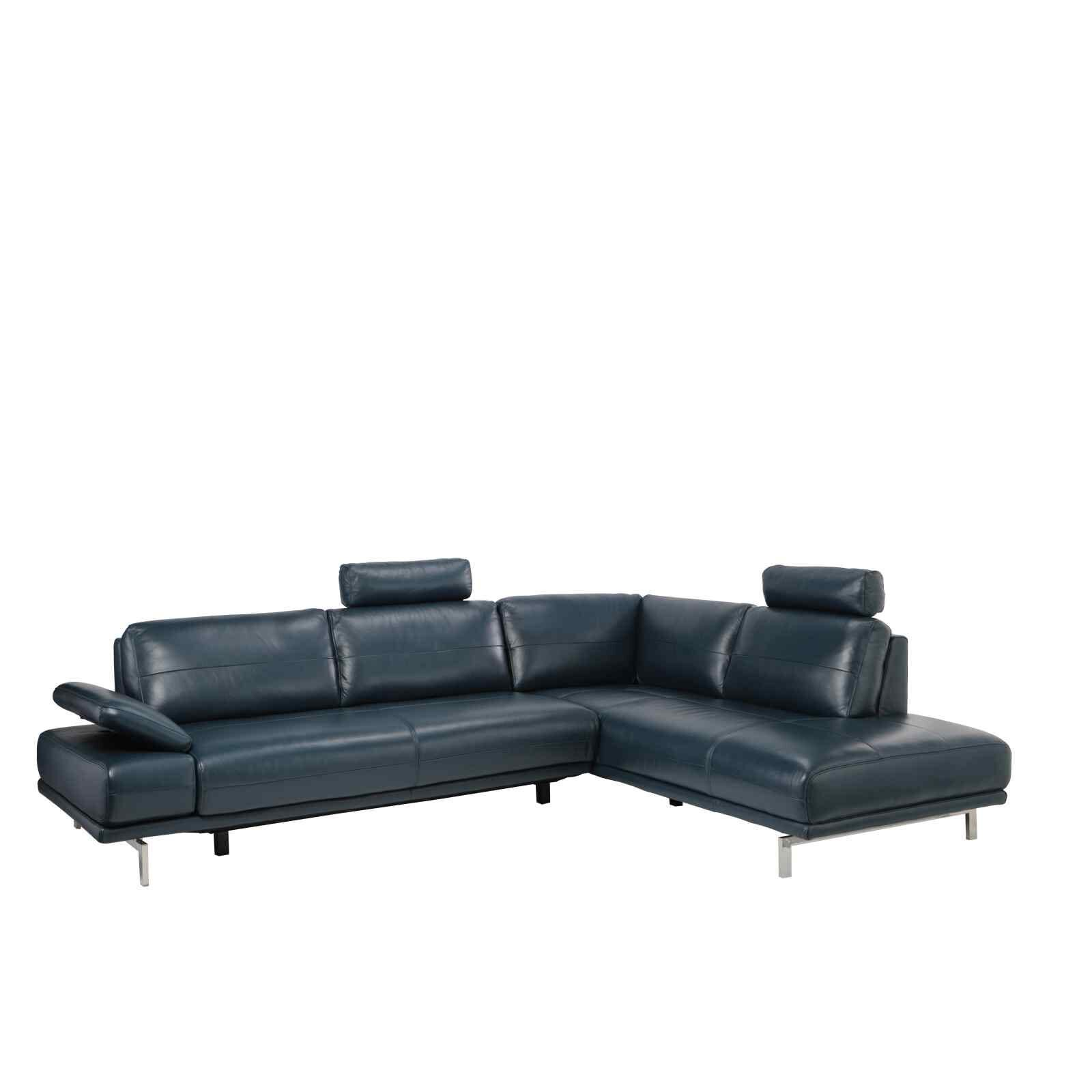 L Shaped (fl) C10 Right Mto Full Leather Slider Sofa+2 H/r ELIZA-image 4