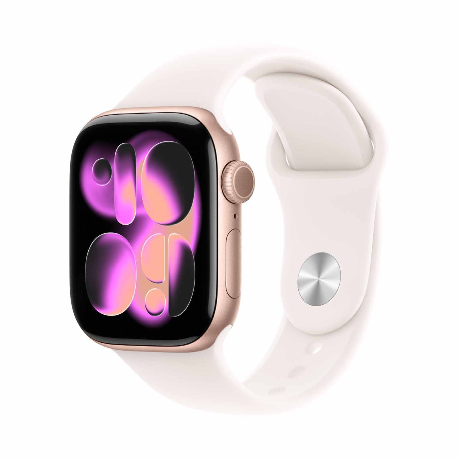 APPLE Watch Series 11 Gps 42mm Rose Gold Aluminium Case With Light Blush Sport Band - M/l MEU44X/A-image 1
