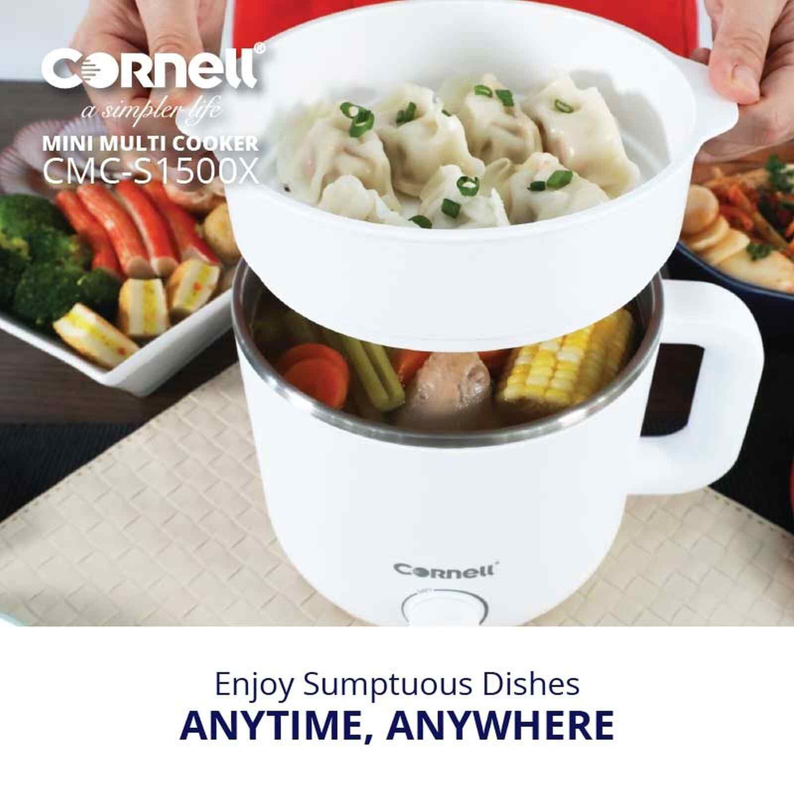CORNELL Mini Multi-cooker Kettle (1.5l) CMCS1500X-image 3
