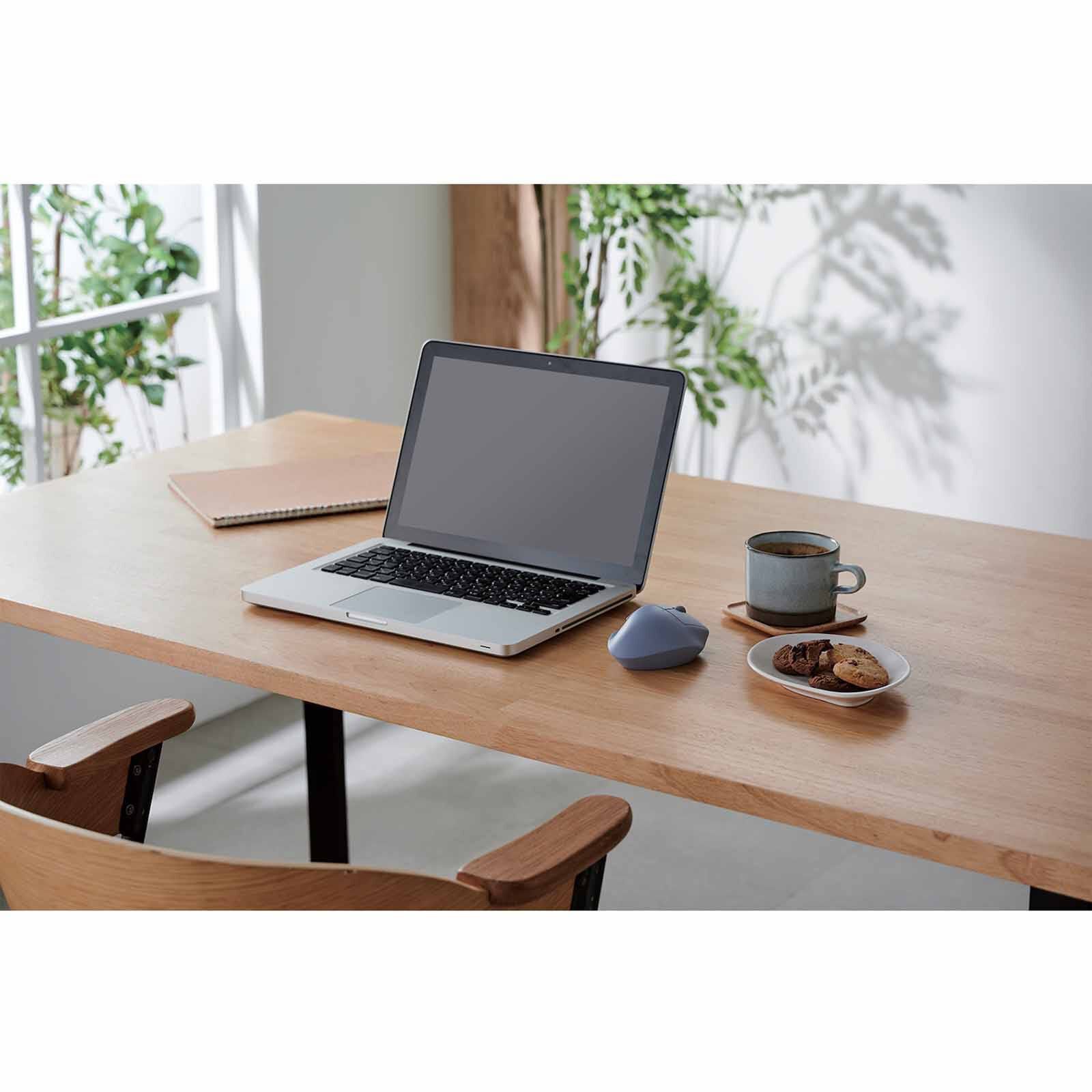 ELECOM 5 Btn Dual Mode Bt & Wireless Mouse - Navy M-SH30MBSKNV-image 2