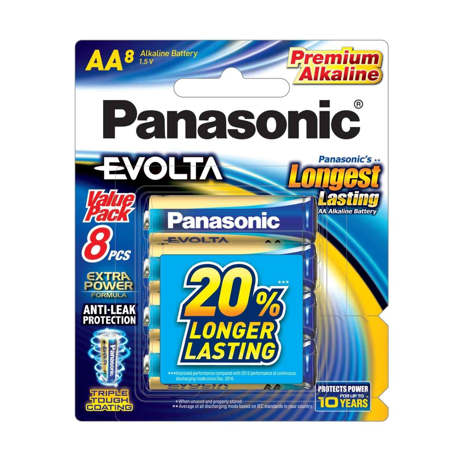 PANASONIC Evolta Aa 8 Pcs Pack LR6EG/8B-image null
