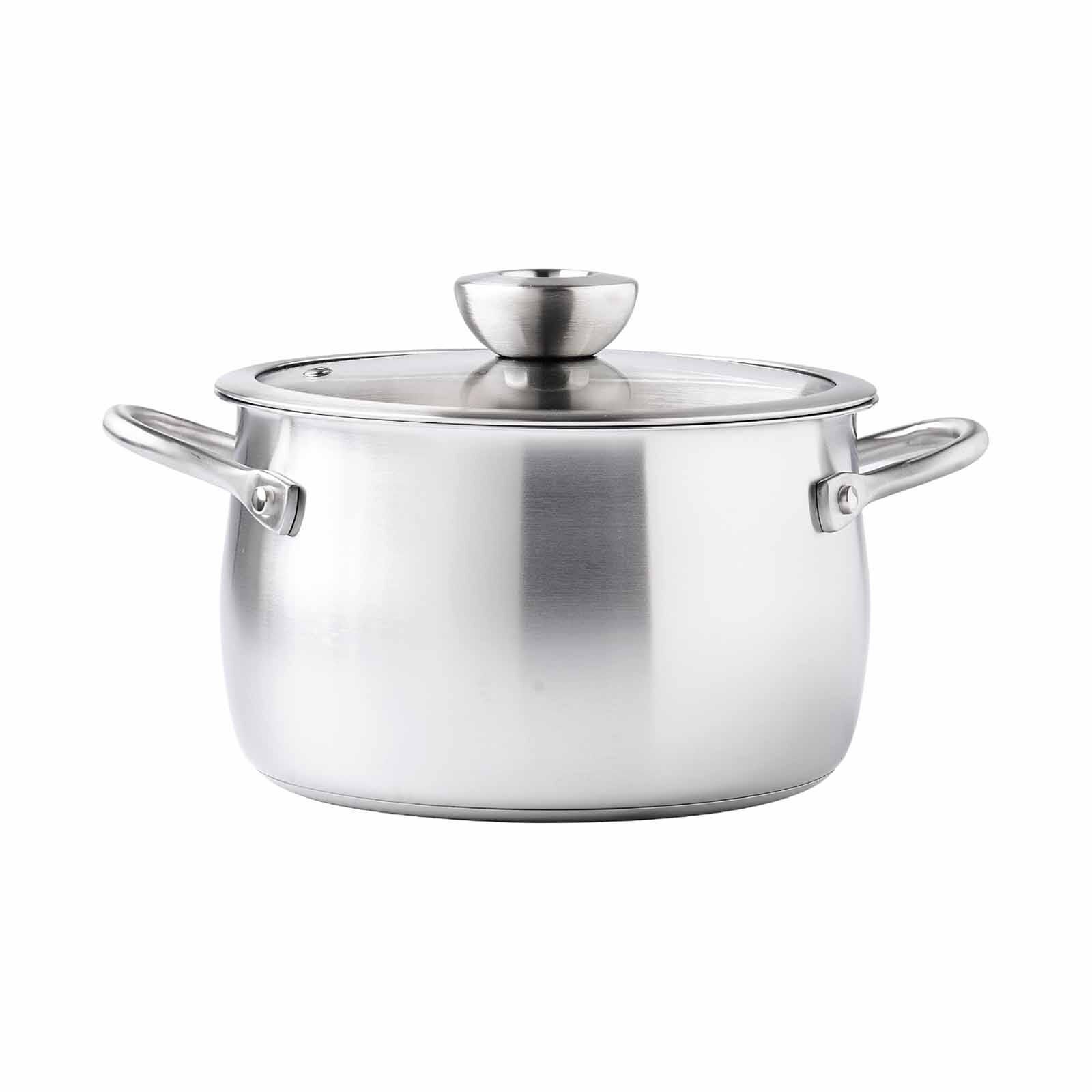 MEYER White Steel Stainless Steel 20cm/3.8l Covered Stockpot 71503-image 3
