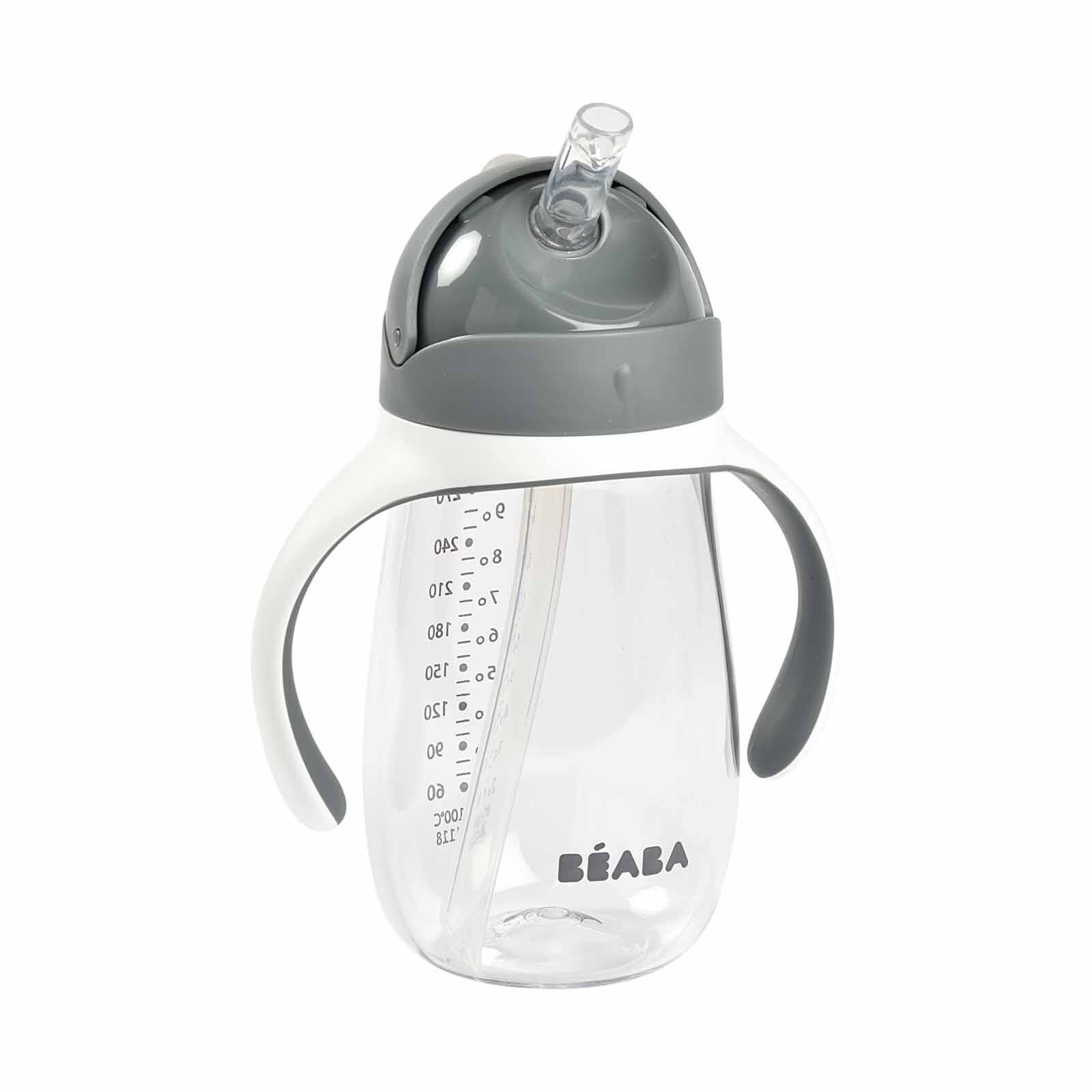 BEABA Cup 300ml - Mineral Grey (online) STRAW