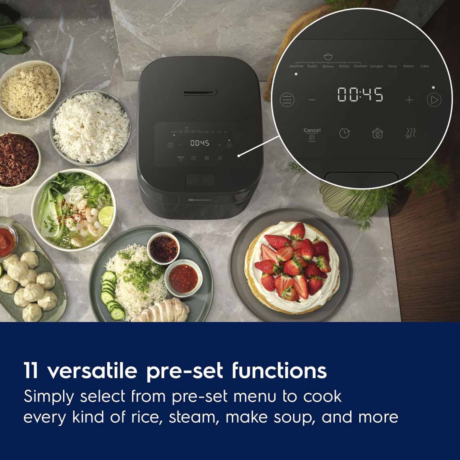 ELECTROLUX 500 Series Rice Cooker (1.8l) E5RC1-610P-image 3