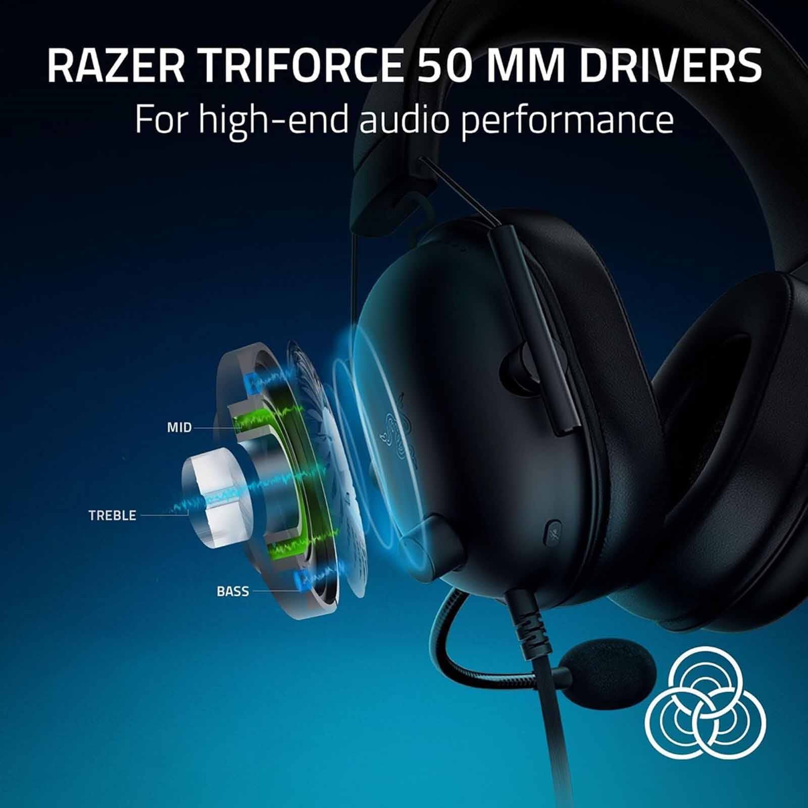 RAZER Blackshark V2 X (playstation Licensed) - Wired Console Esports Headset - Black - Nasa + Ap Packaging RZ04-03241000-R3UA-image 3