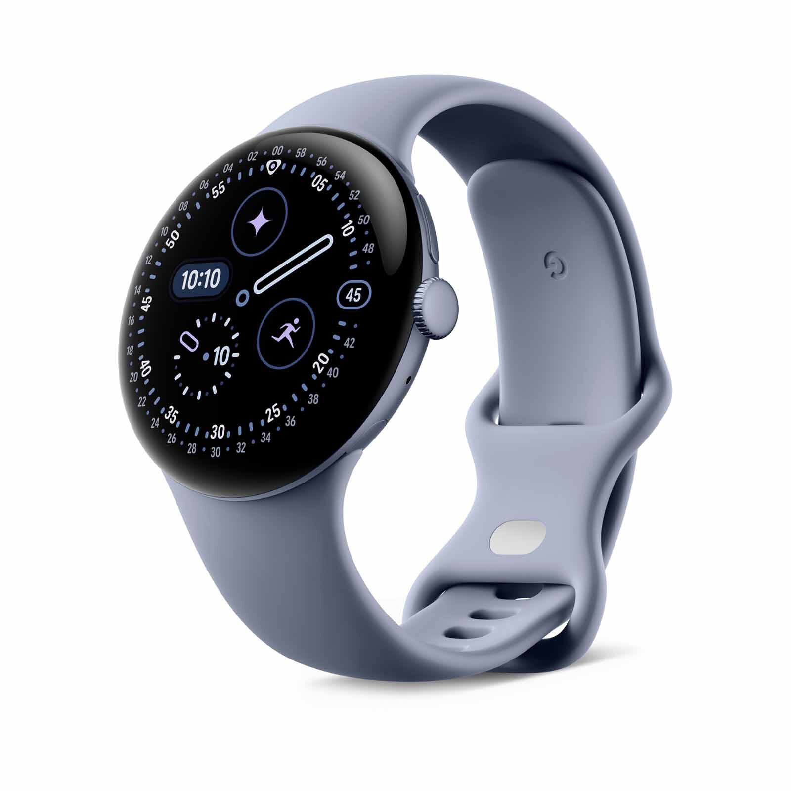 GOOGLE Pixel Watch 4 45mm Wifi Satin Moonstone Aluminium Case/moonstone Active Band GA10850-US-image 4