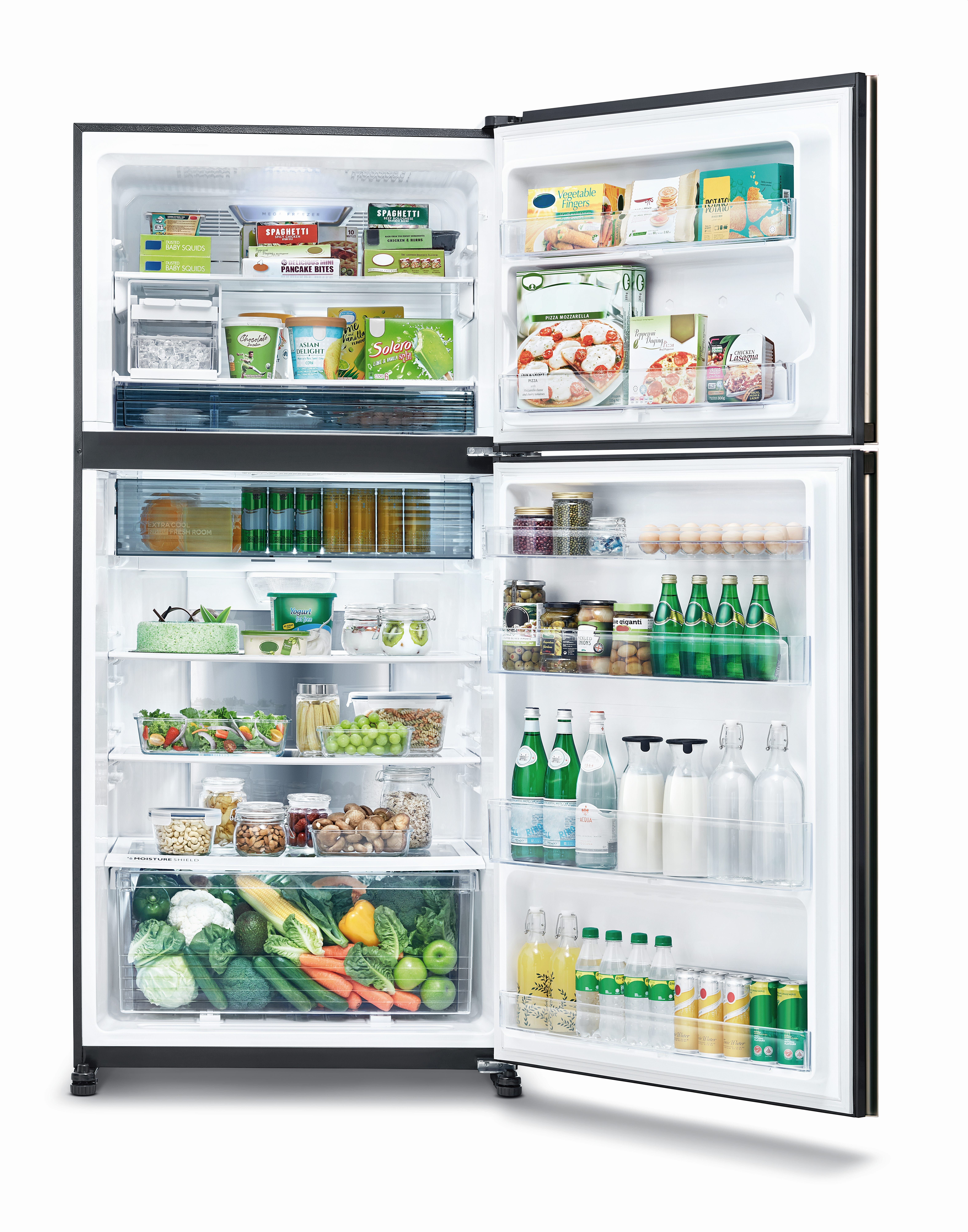 SHARP 2 Dr Fridge (512l) SJ-PG51P2-DS-image 3