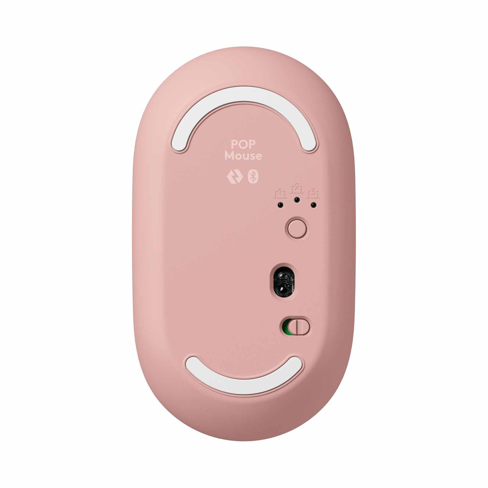 LOGITECH Pop Mouse With Emoji - Rose 910-007402-image 2