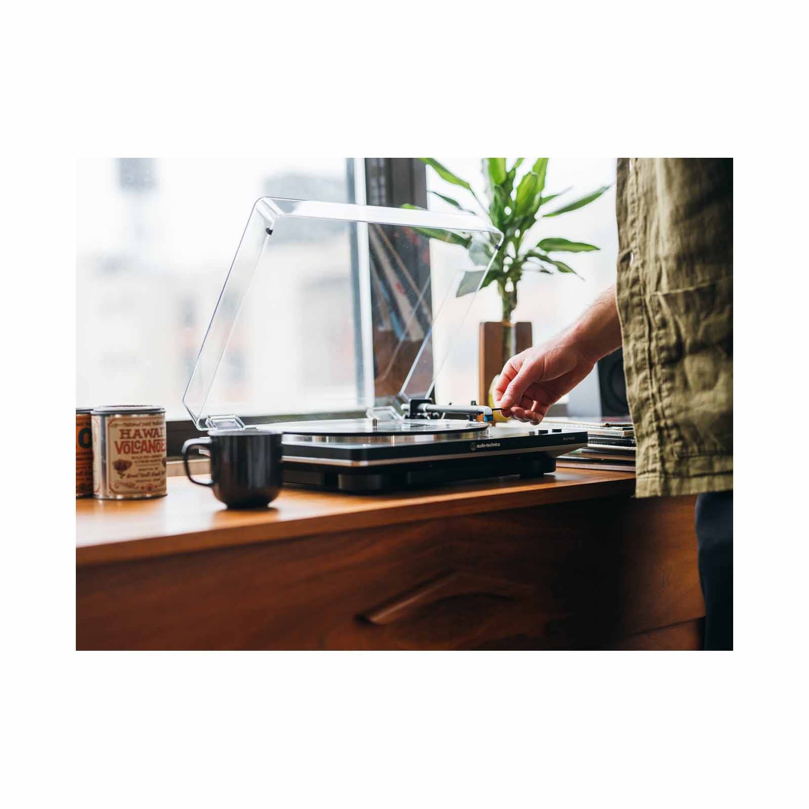 AUDIO TECH Fully Automatic Wireless Belt-drive Turntable AT-LP70XBT BS-image 11