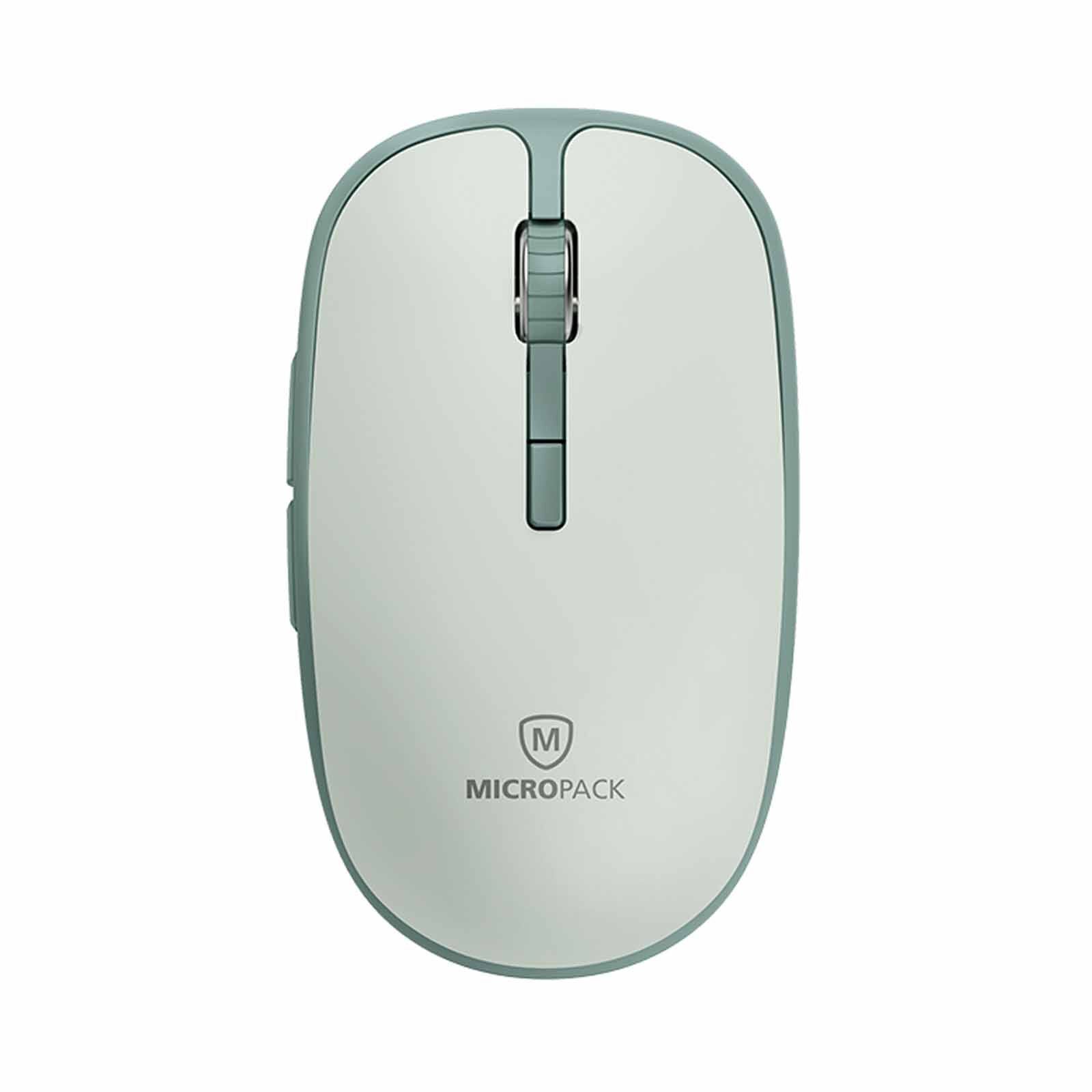 MICROPACK Speedy Slient 2 Dual Modes Wireless Mouse - Green MP-729B-GN