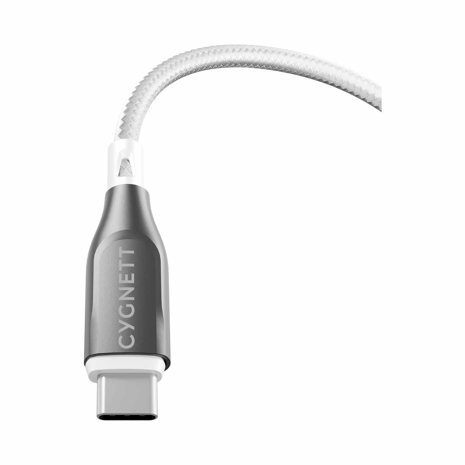 CYGNETT Armoured Usb-c To Usb-c (usb 2.0) Cable - White 1m CY4675PCTYC-image 2