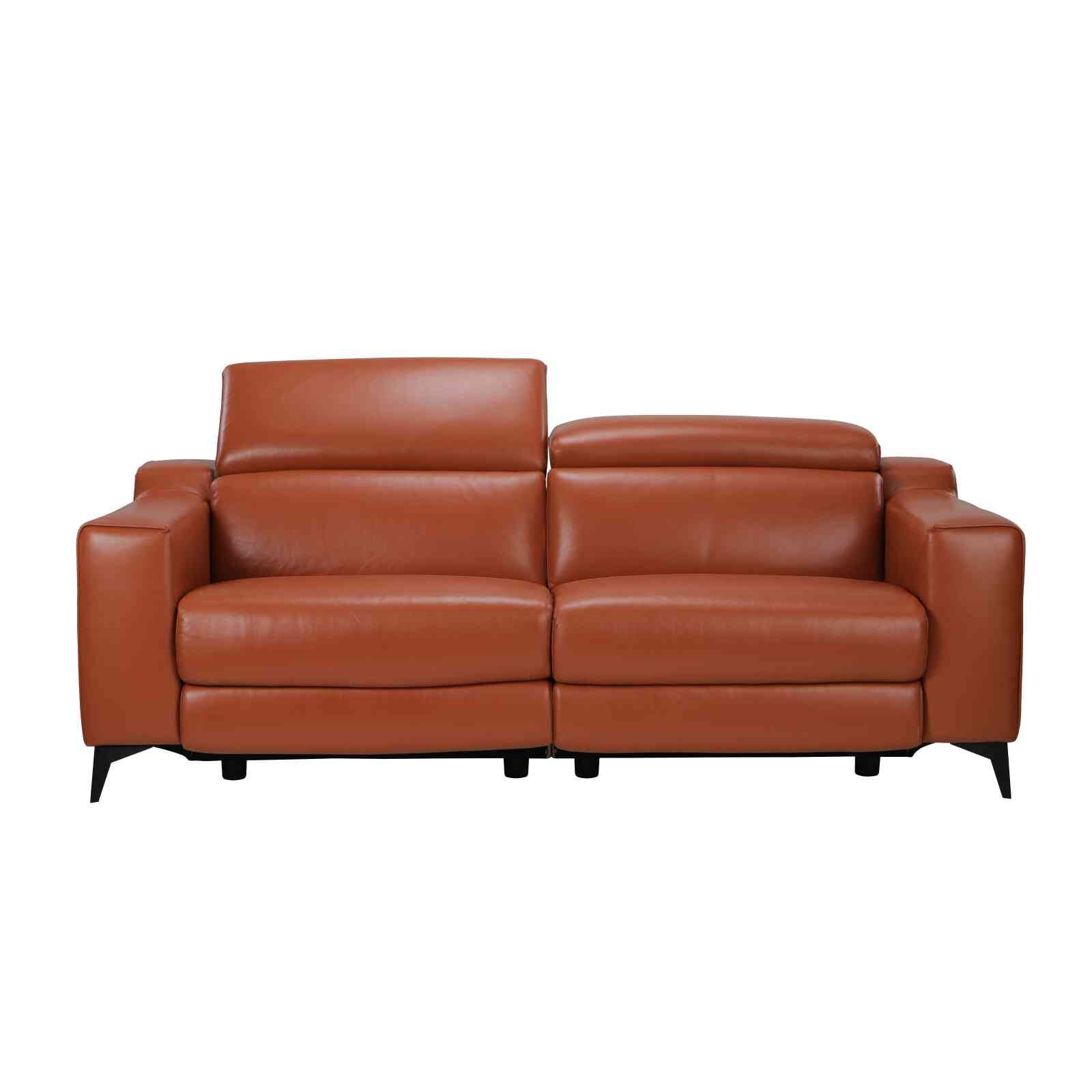3rr Seater (hl) C10 Mto Half Leather Incliner Sofa NINA-image 2