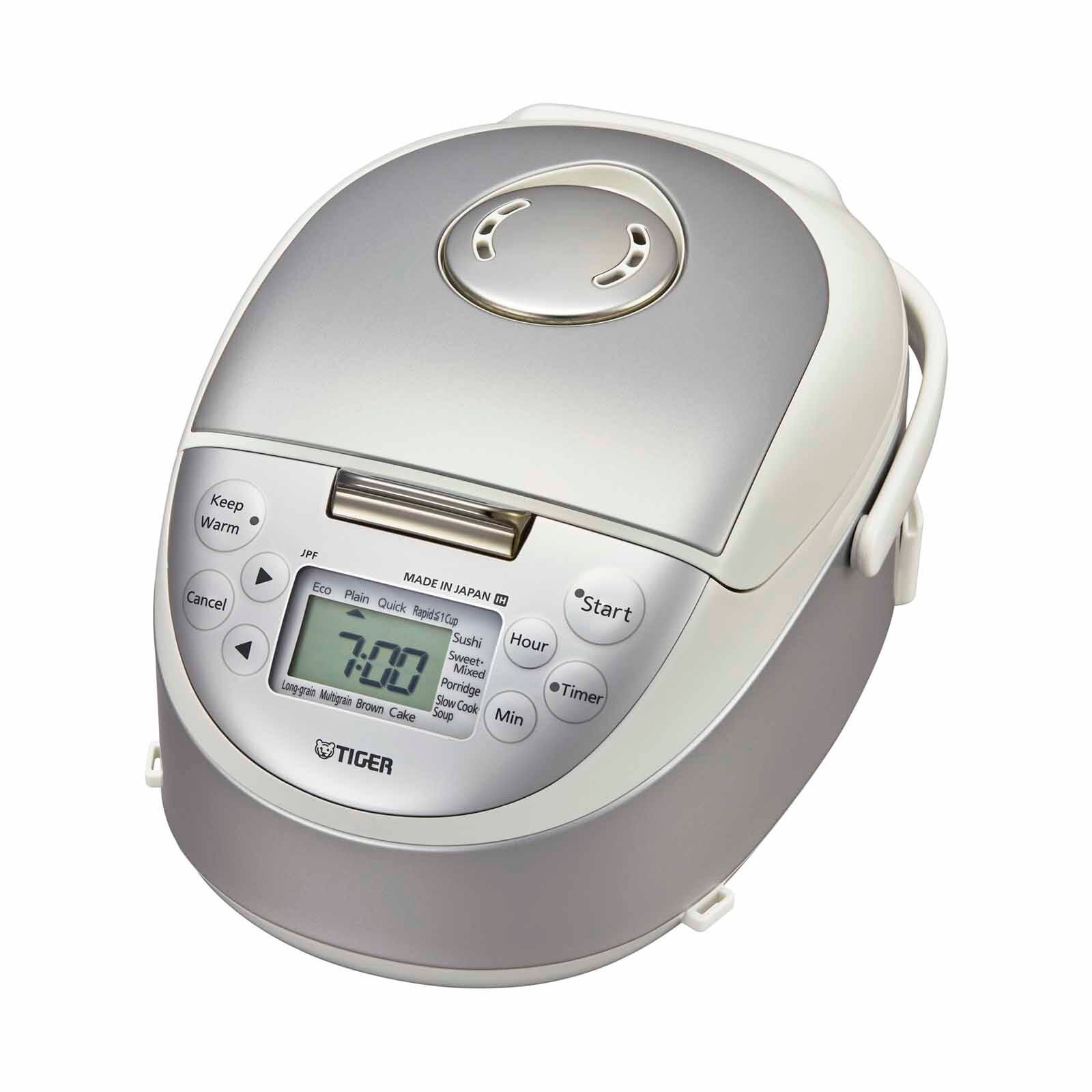 TIGER 0.5l Ih Rice Cooker (satin White) JPF-A55S (W)