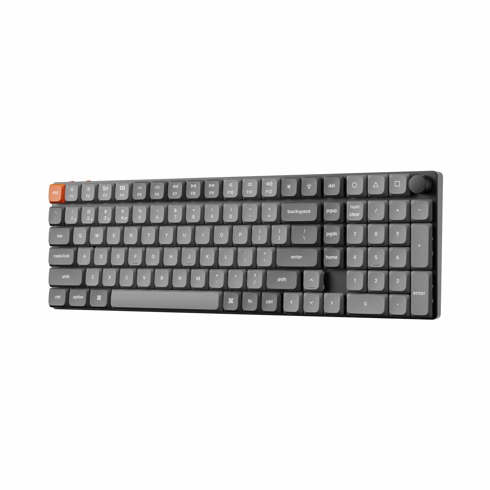 KEYCHRON K17 Max Qmk Wireless Custom Mechanical Keyboard, 96% 100 Key, Knob, Brown Switch, Rgb Backlight, Hot KYCN-K17M-H3-image 6