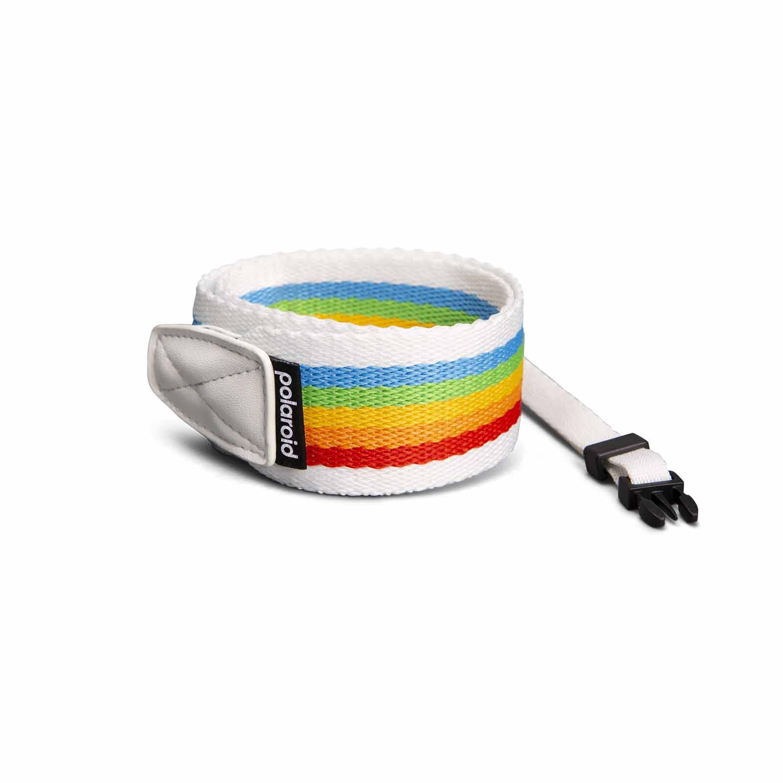 POLAROID Camera Strap Flat &ndash; Rainbow Grey 006054