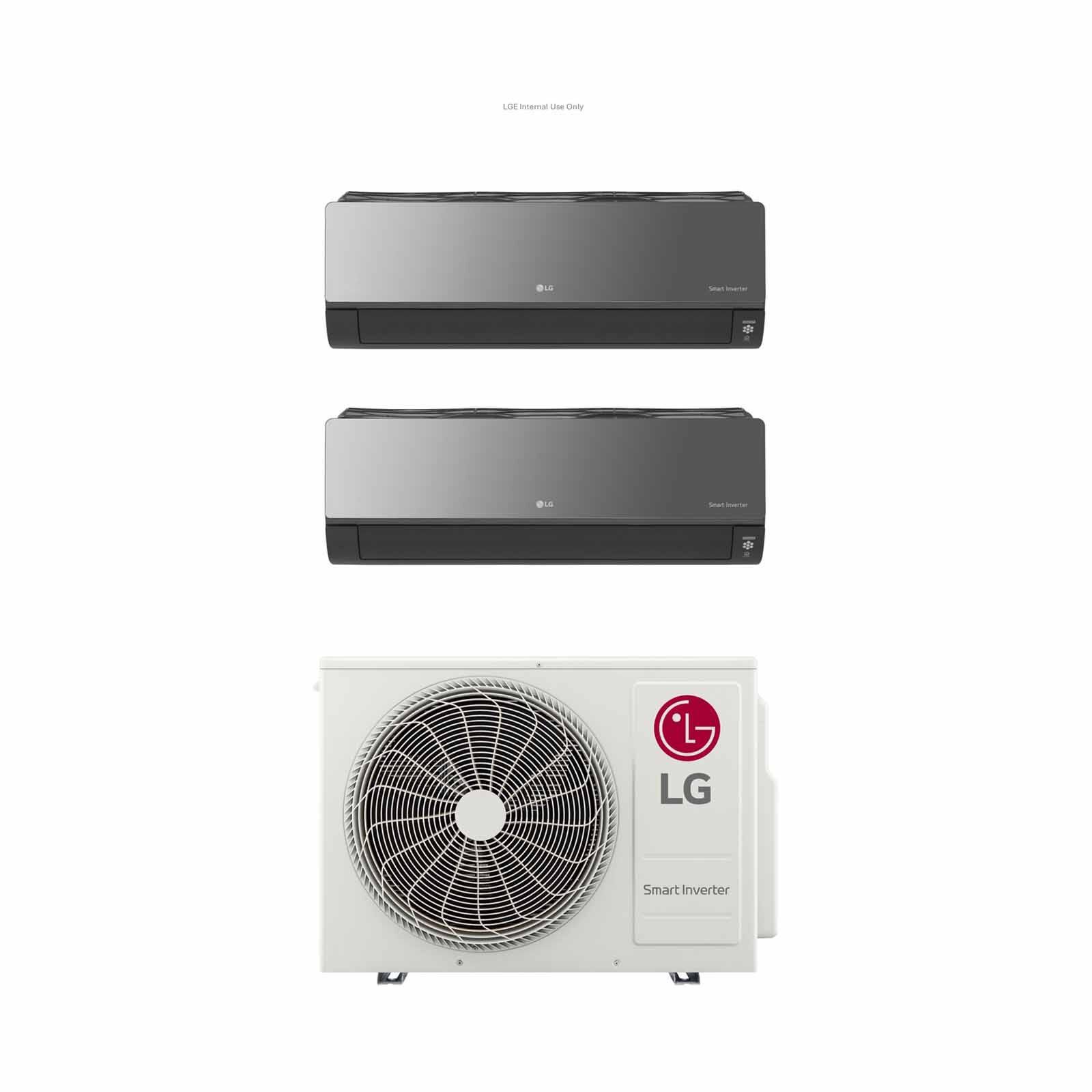 LG Lg 28k Condenser New Artcool System 2 (9000btu X 1, 20000btu X 1) Z3UQ28GFA1 + ZMNQ09GDJR0/ ZMNQ20GDKR0-image 1