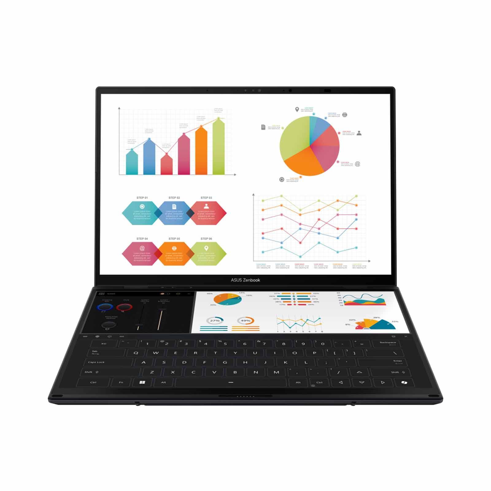 ASUS 14in Intel Core Ultra 7 255h 32gb Ram 1tb Ssd Win 11 ZENBOOK DUO - UX8406CA-QL350W-image 10