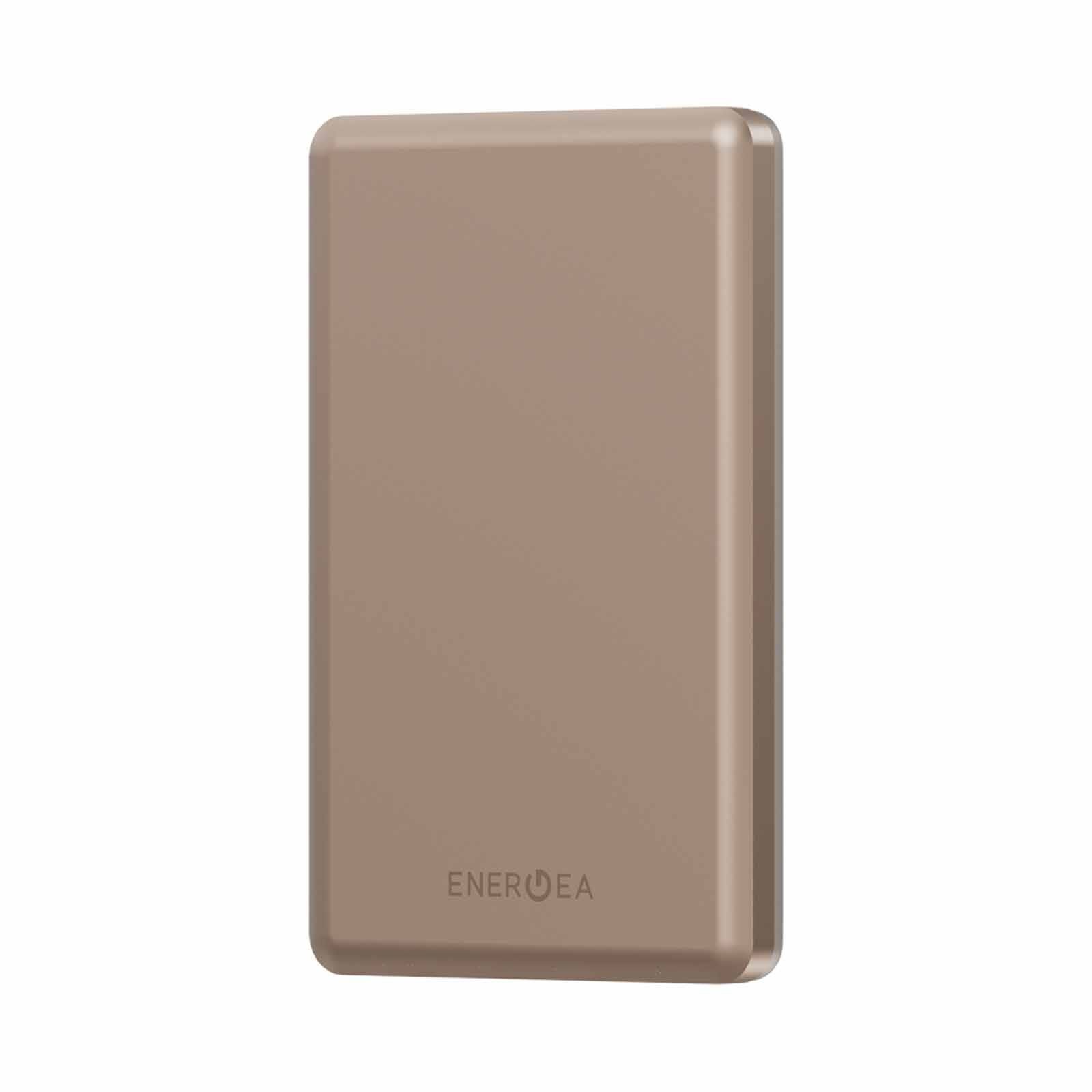 ENERGEA Alupac Mini, 5000mah Mini Aluminium Magsafe Compatible Powerbank - Gold AP-MINI5K-GLD