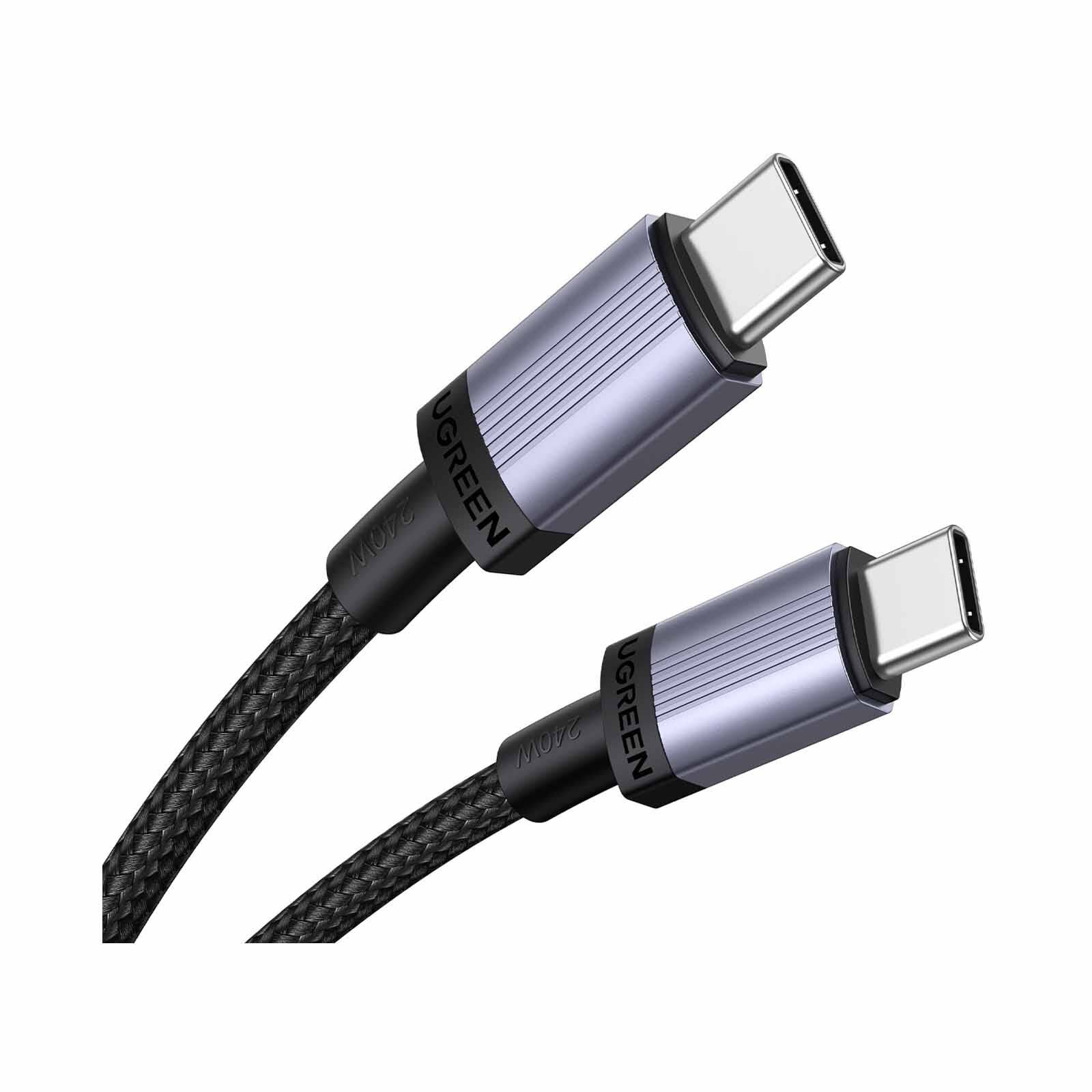 UGREEN 240w Usb-c To Usb-c Pd Fast Charging Cable, 1m (aluminium Connector) 65907-image 2