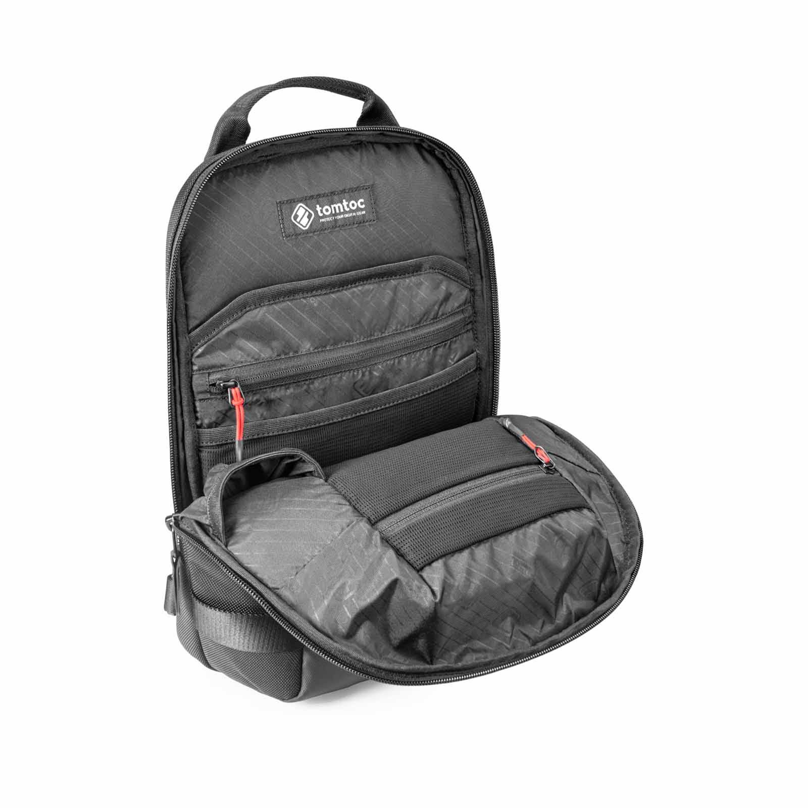 TOMTOC Navigator-t24 Sling Bag 11 Inch - Black (a54a1d1) T24S1D1-image 7