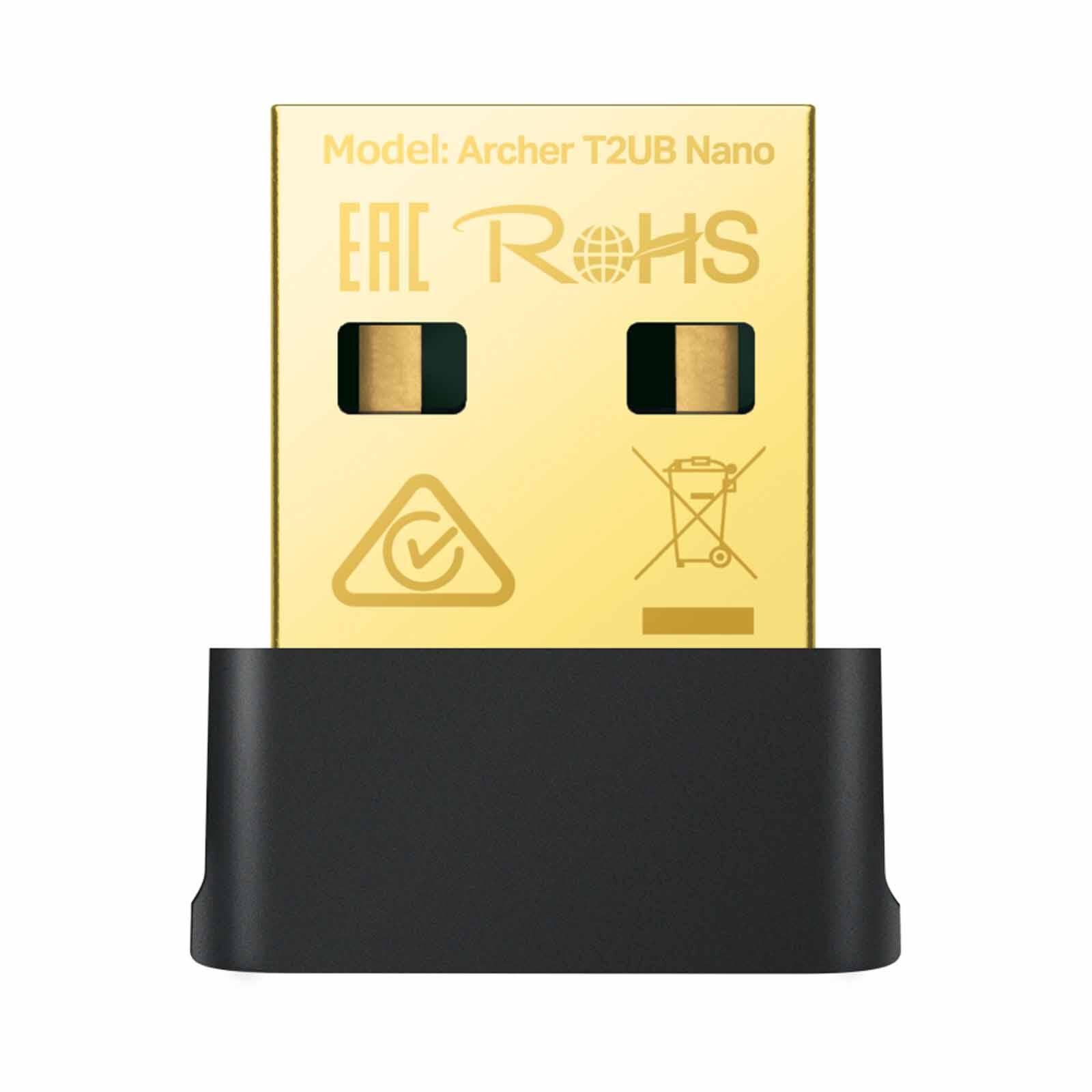 TP LINK Ac600 Nano Wi-fi Bluetooth 4.2 Usb Adapter ARCHER T2UB NANO-image 1