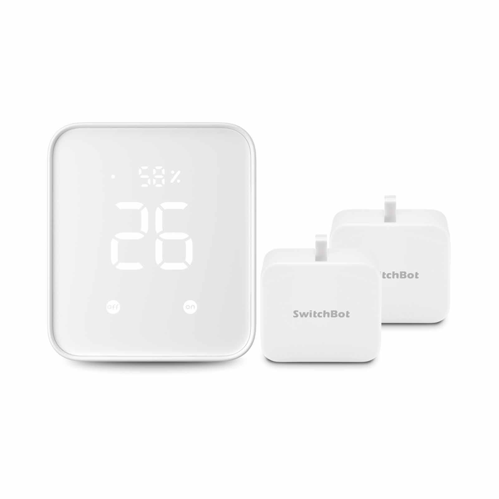 SWITCHBOT Hub2 +s1 Bot (x2) Bundle SBT-HUB2_BOT WH 2 PC-image 1