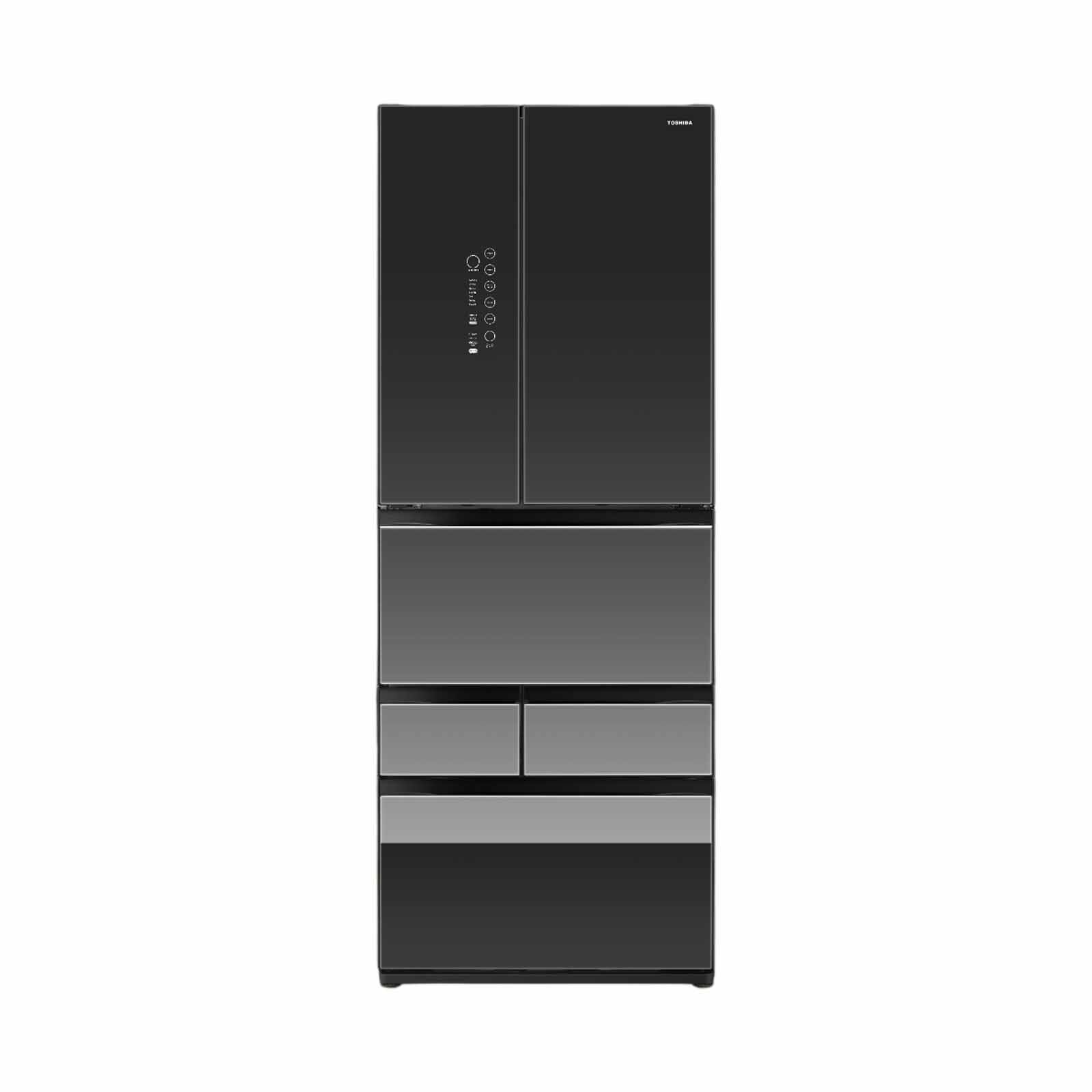 TOSHIBA 6 Dr Fridge (588l) - Mirror Black GR-RM631WE-PGX(B1)