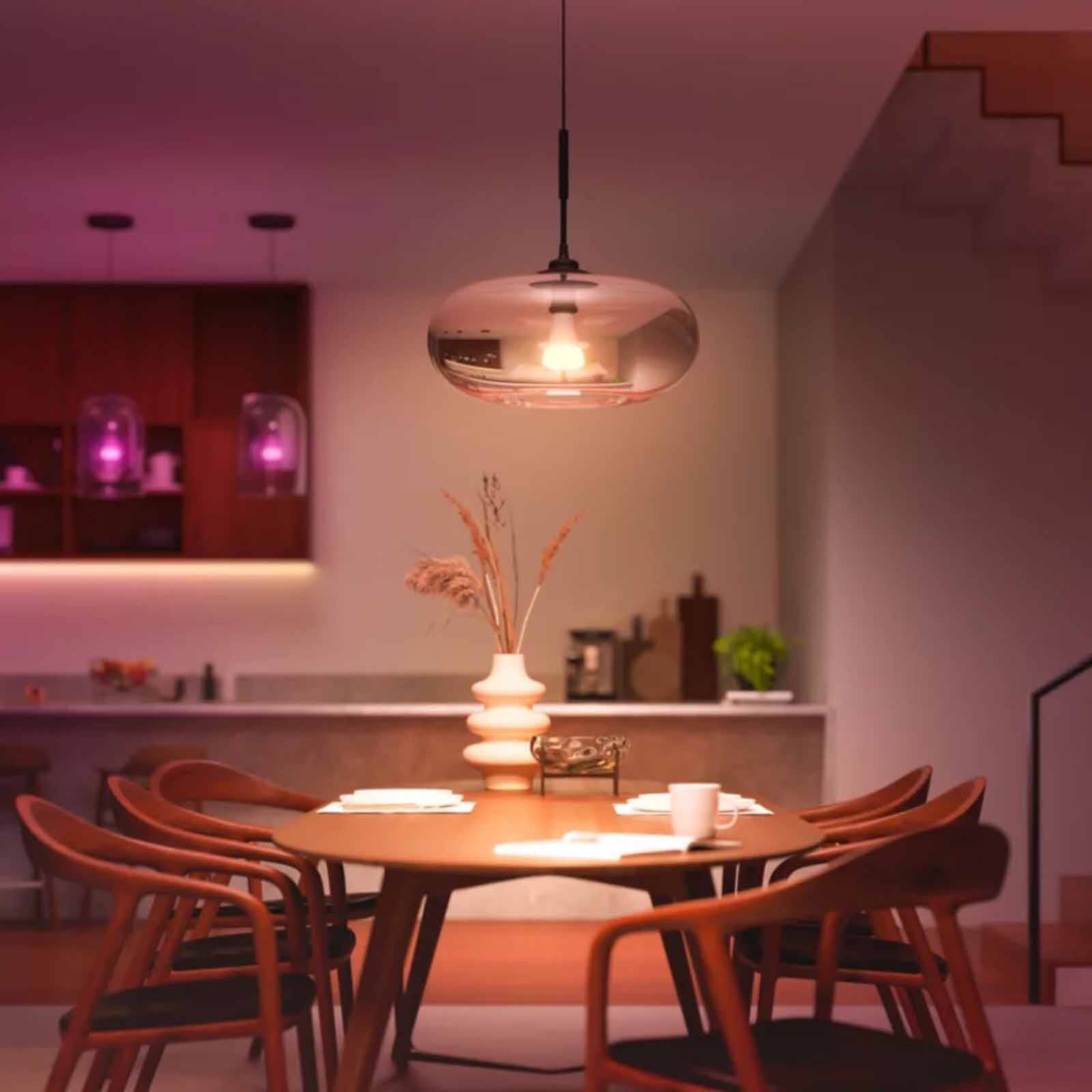 PHILIPS HU White And Color Ambiance A60 E27 Smart Bulb - 1100 929003853514-image 3