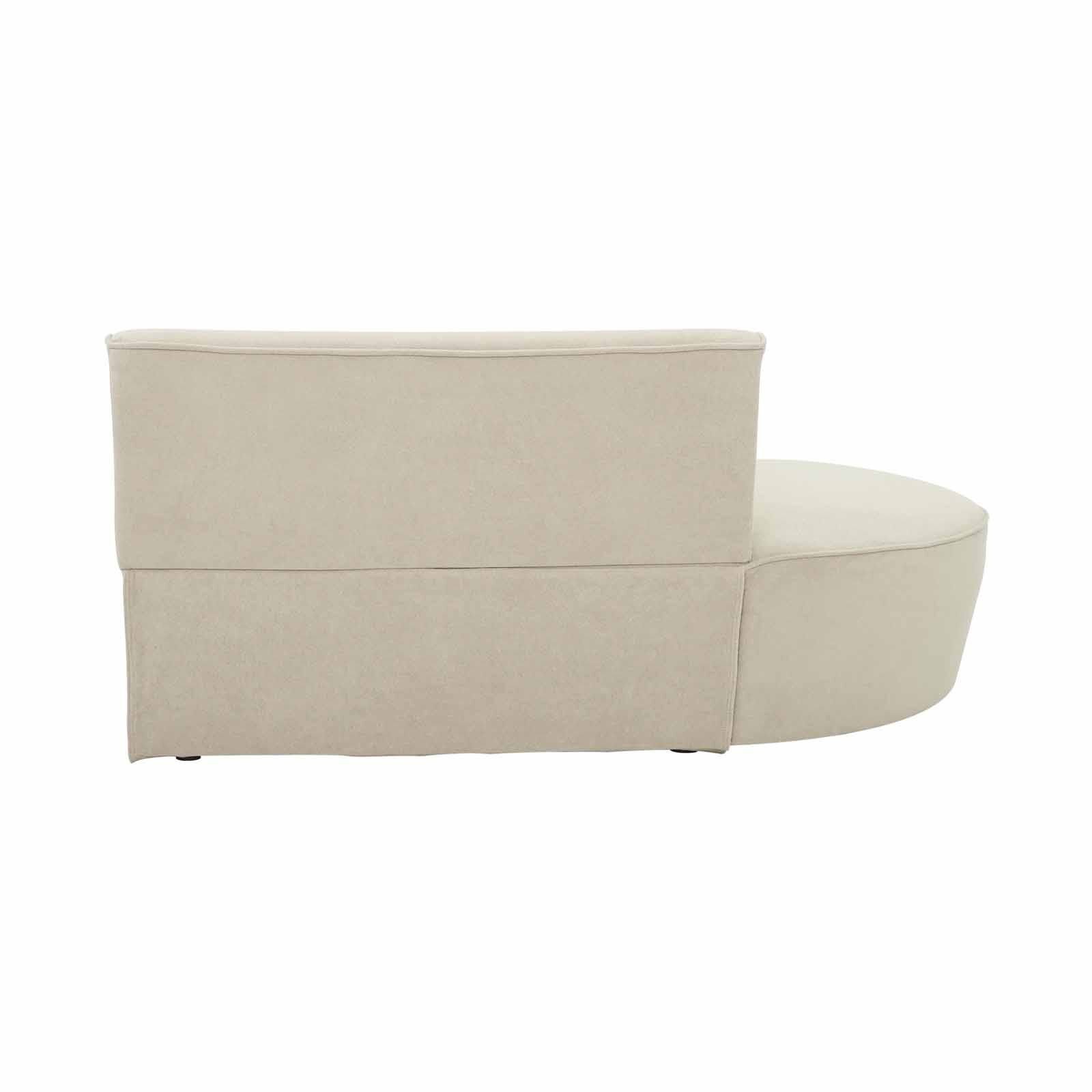 MUZE Right Chaise (fab) Taupe NIKKI-image 4