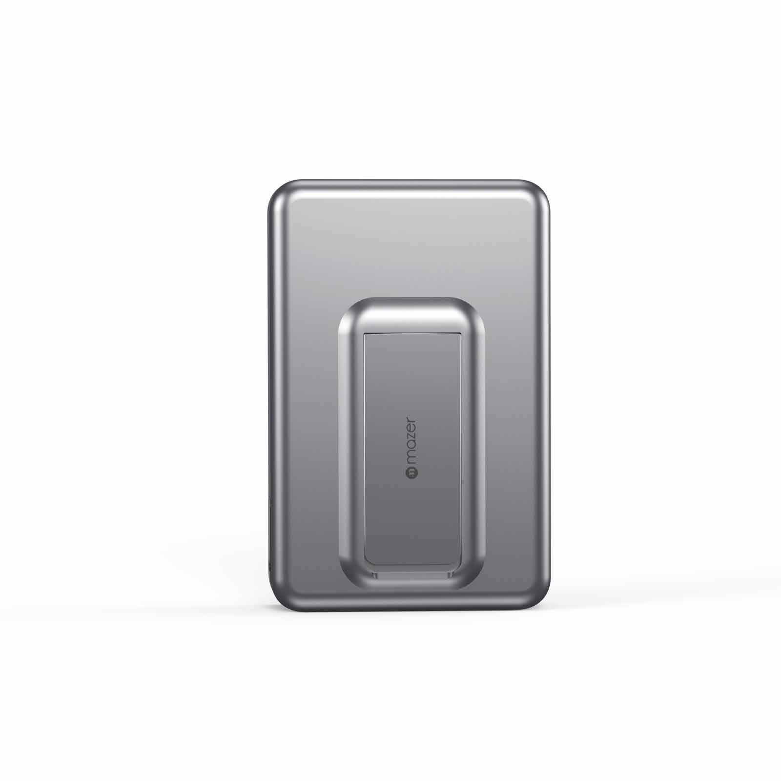 MAZER Ccc Certified Magnetic 15w 10000mah/pd30w With Istand Power Bank-blackgrey M-MAGAIR20-BG-image 6