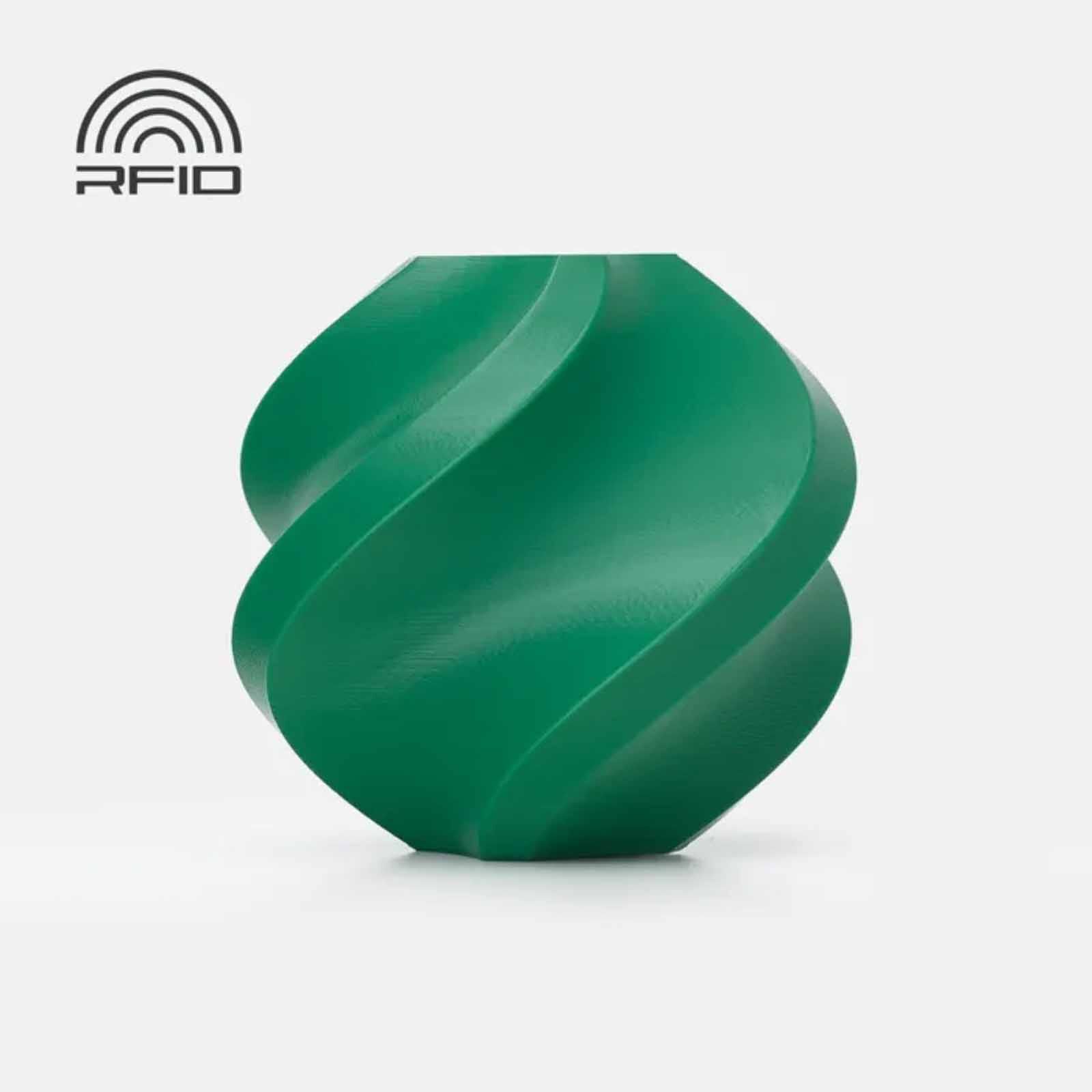 BAMBU LAB Pla Basic - Mistletoe Green - With Reusable Spool BAM-A00-G2-1.75-1000-SPL-image null