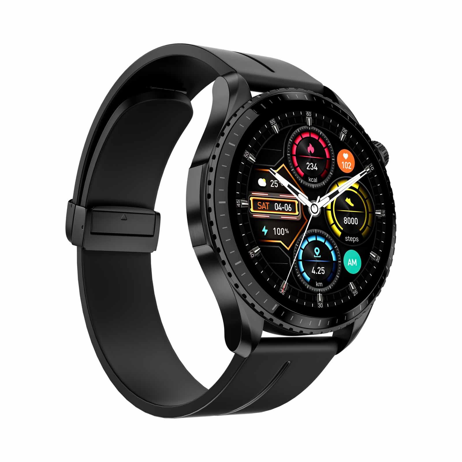 NOISE Origin Smartwatch - Jet Black WRB-SW-ORIGIN-STD-GMTL_BLK-image 6