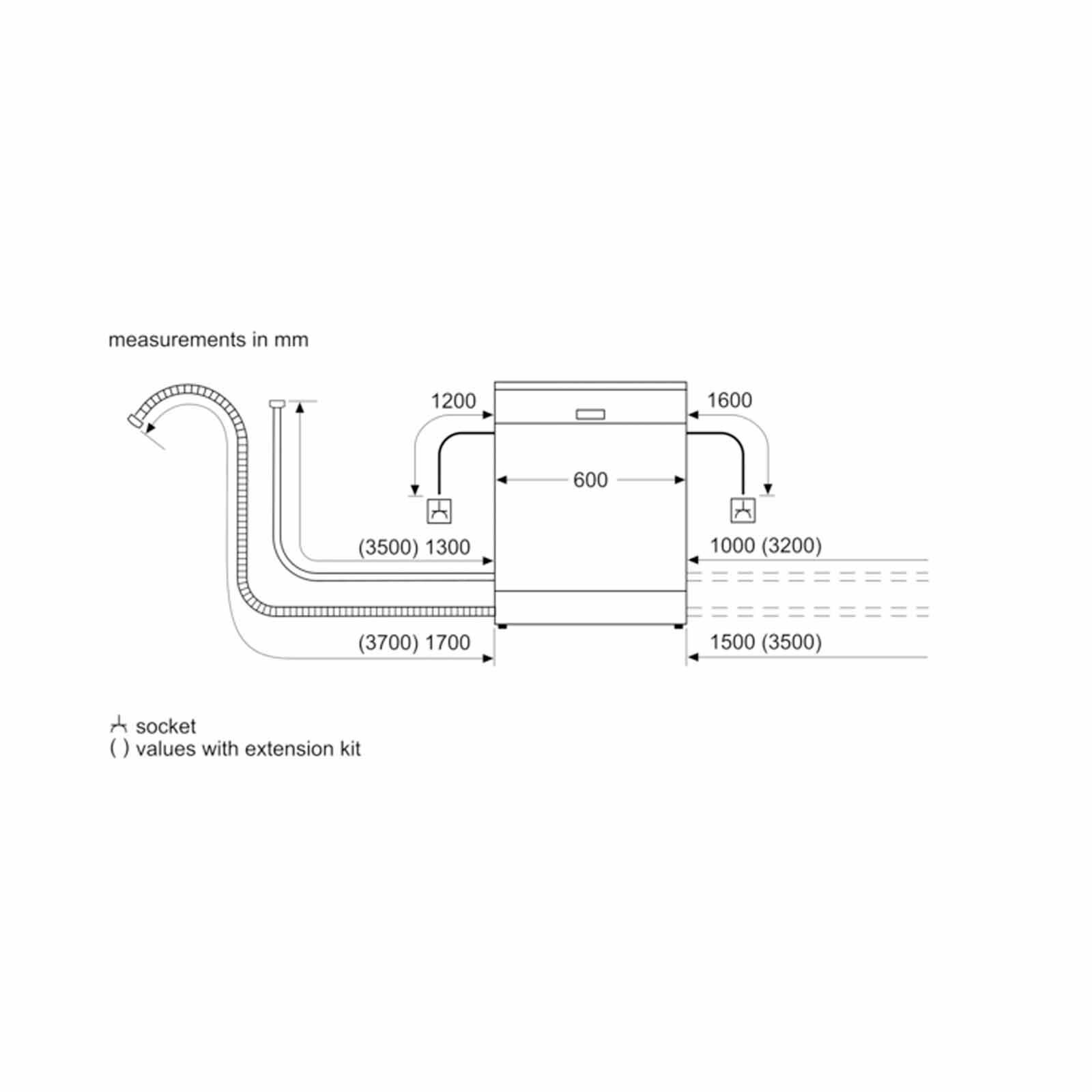 BOSCH Fully Integrated Built-in Dishwasher (60cm) 12 Plate Settings (exclude Installation) SMV26AX00Q-image 7