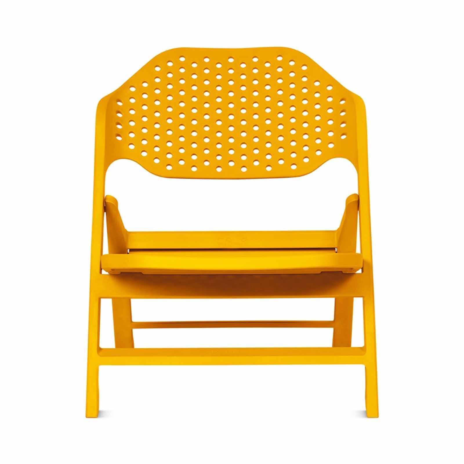 PHOENIX Cala Foldable Wide Chair Yolk Yellow CALA