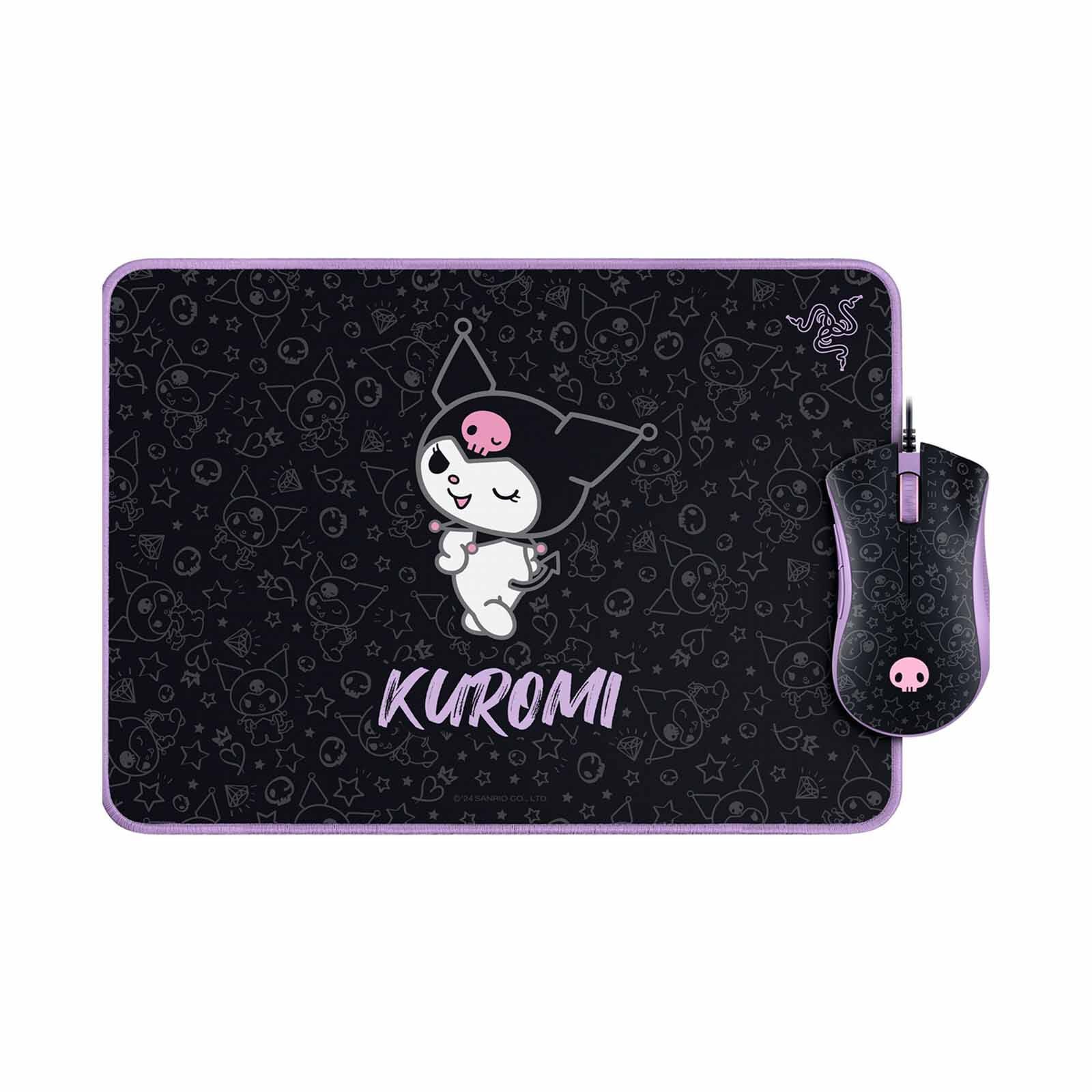 RAZER Deathadder Essential And Goliathus Mouse Mat Bundle - Kuromi Edition - Frml Packaging RZ83-03850400-B3M1-image 1