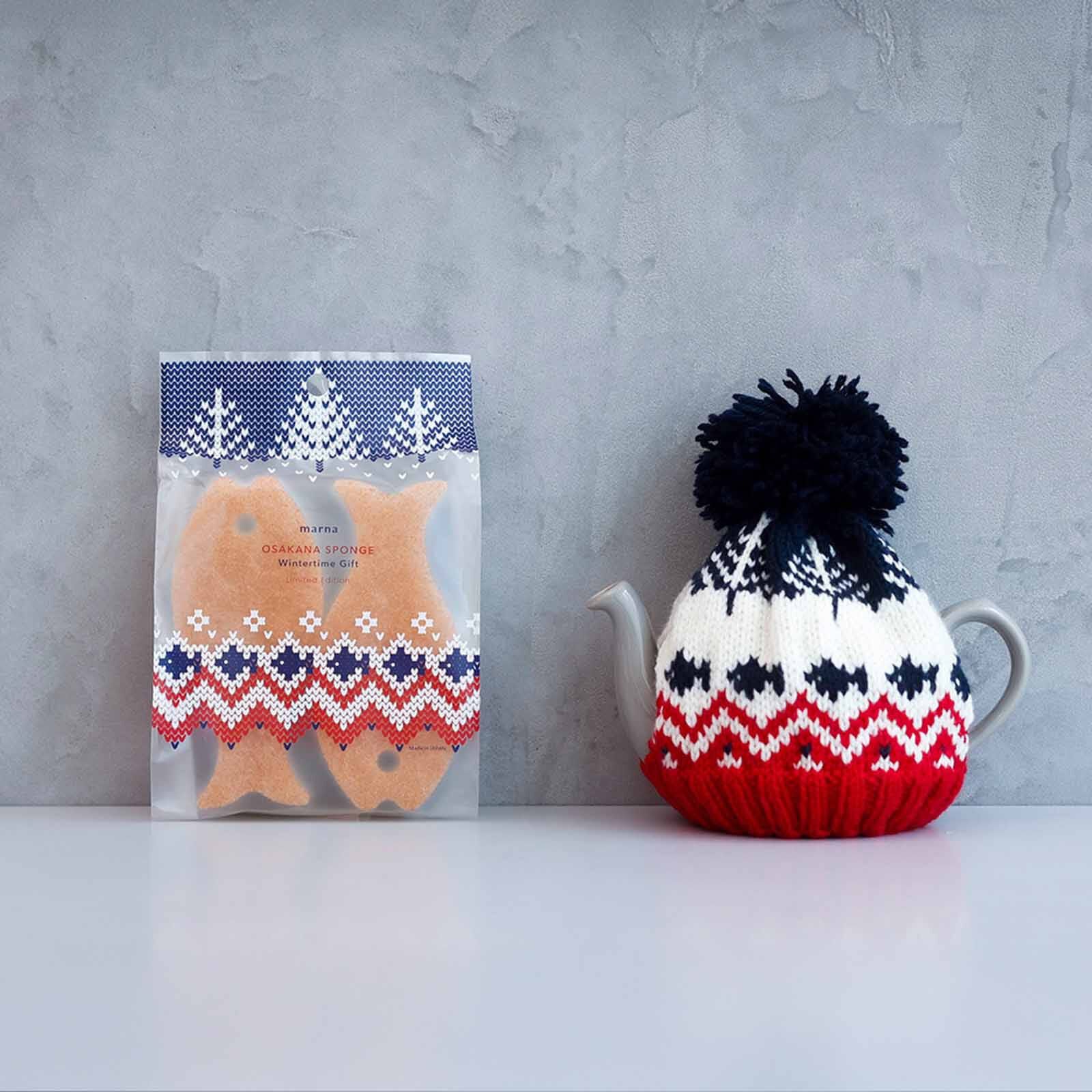 MARNA Osakana Sponge - Limited Wintertime (set Of 2) P528-LBR-image 3