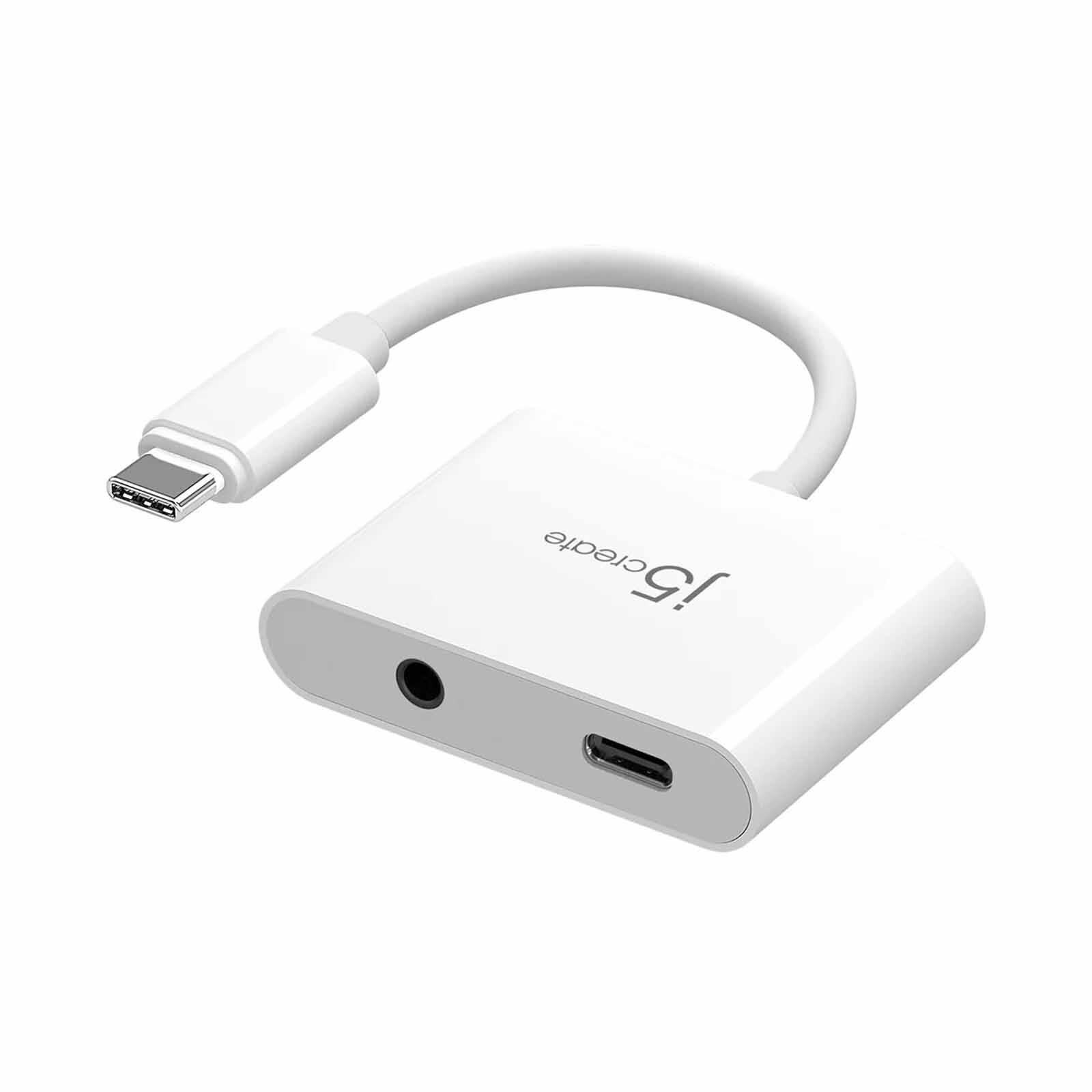 J5CREATE Usb-c To 3.5mm Audio With Power Delivery Adapter JCA122-image null