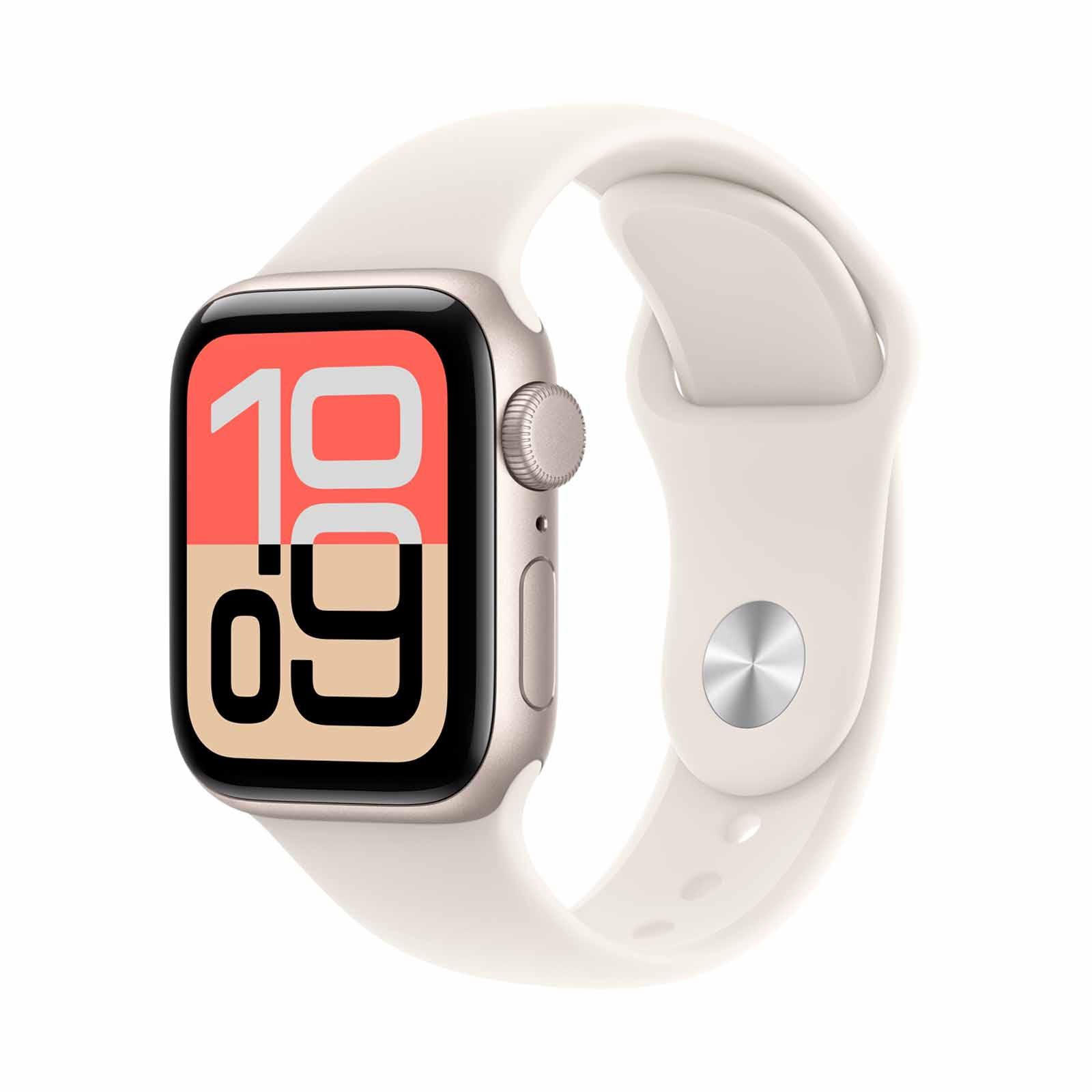 APPLE Watch Se 3 Gps 40mm Starlight Aluminium Case With Starlight Sport Band - S/m MEH34X/A-image 1