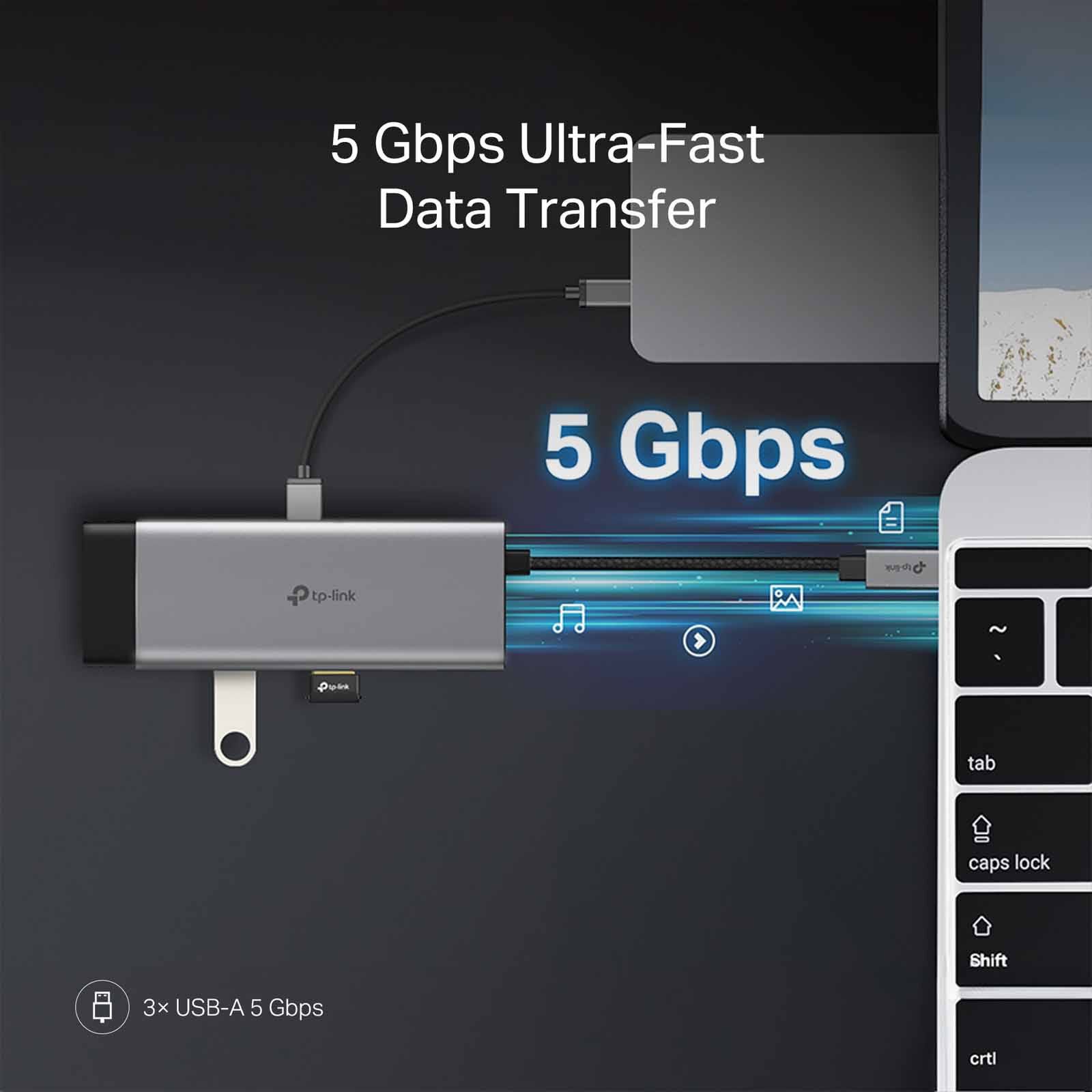 TP LINK Usb Type-c 7-in-1 Hub UH7021C-image 3