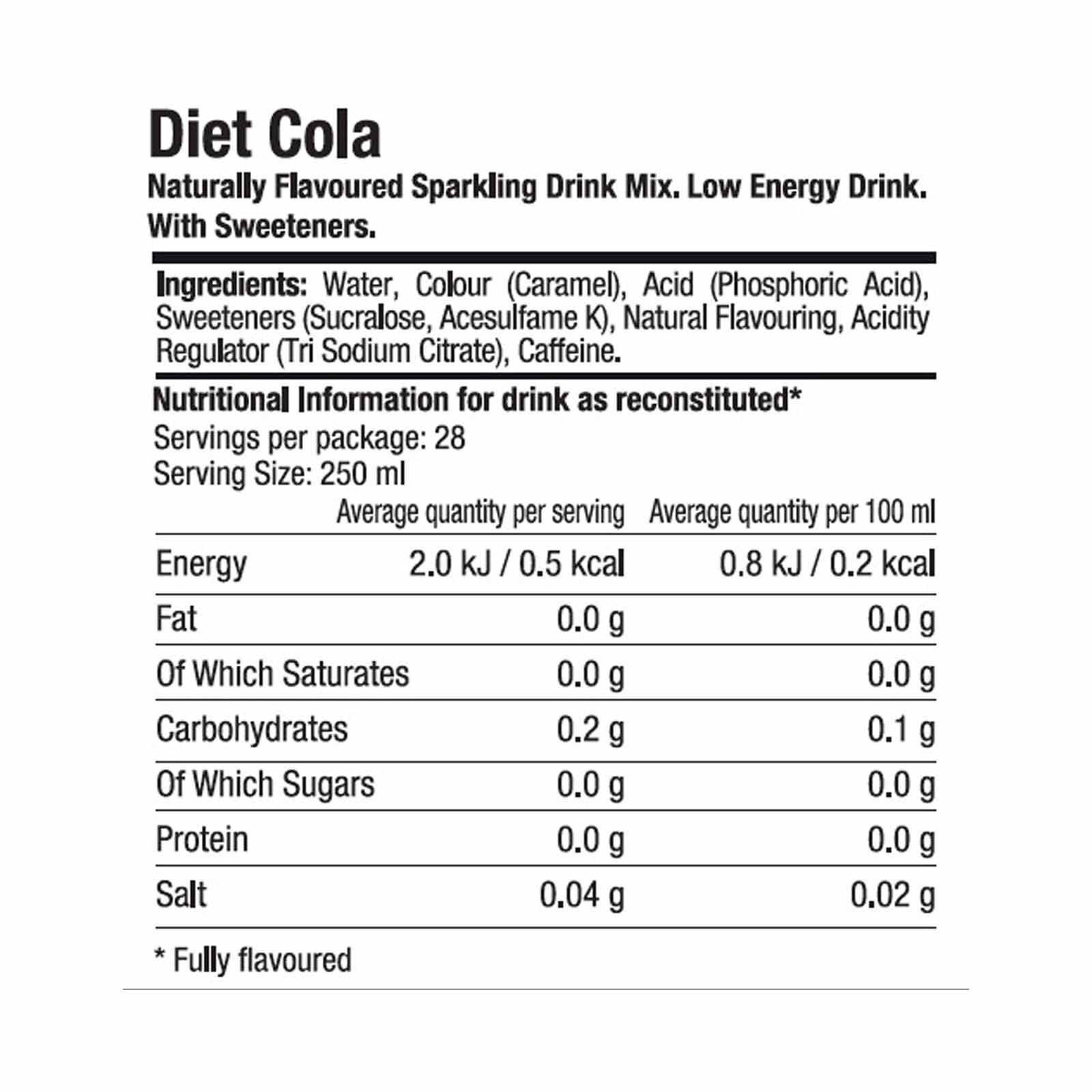 SODASTREAM Classics Diet Cola Drink Mix CLASSIC DIET COKE - 1424221880-image 2