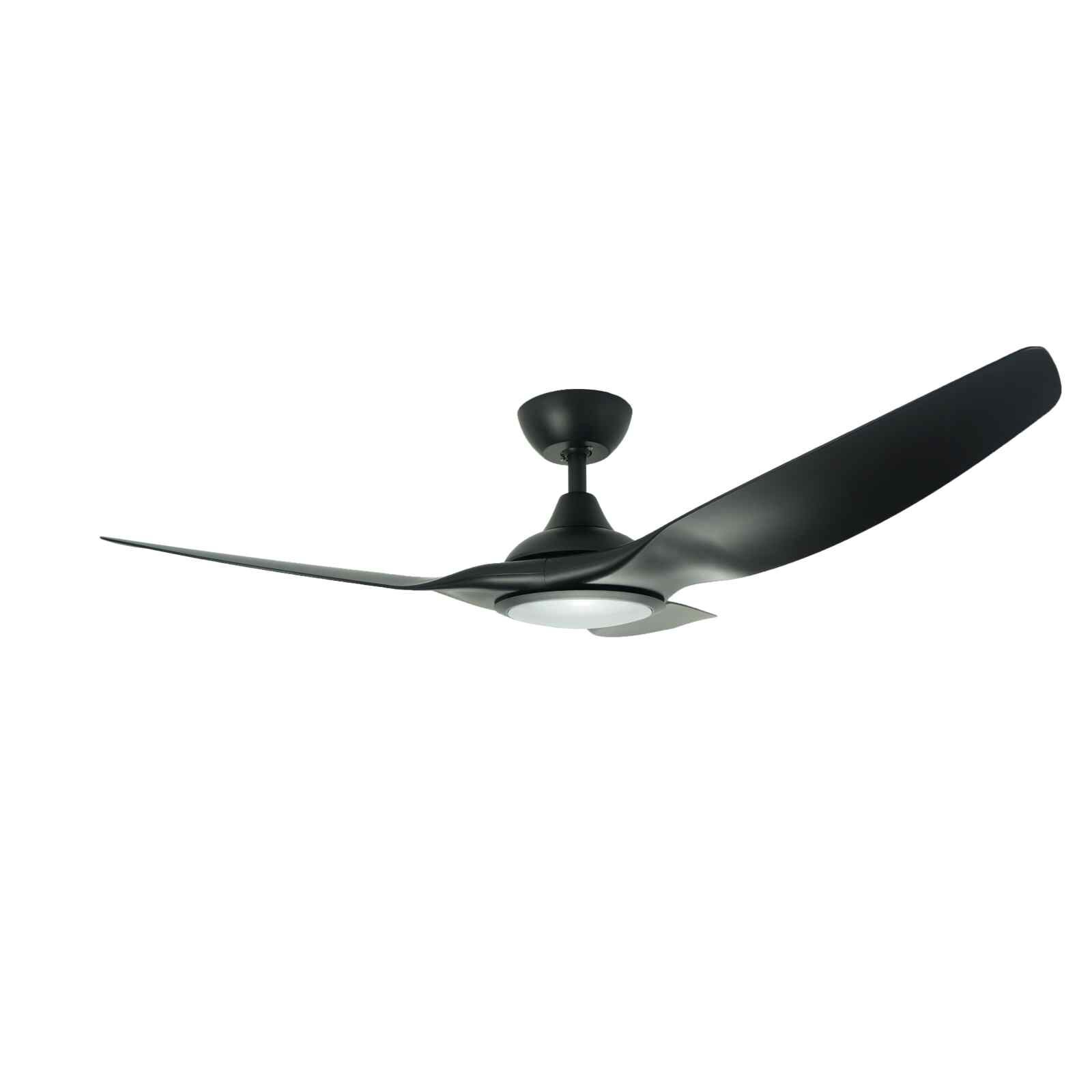 FANZTEC 52 In Dc Ceiling Fan With Led Light (black) AIRSTREAM 52 IN MATT (BLACK)
