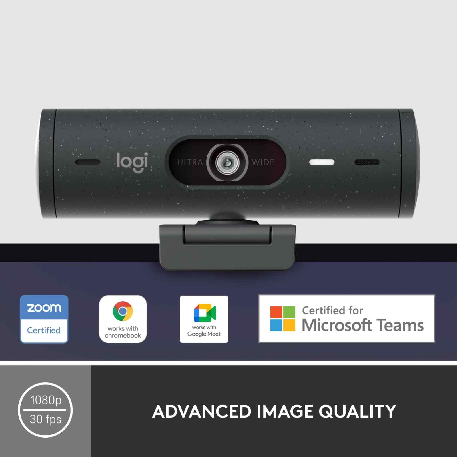 LOGITECH Brio 500 Full Hd Webcam - Graphite 960-001423-image 19