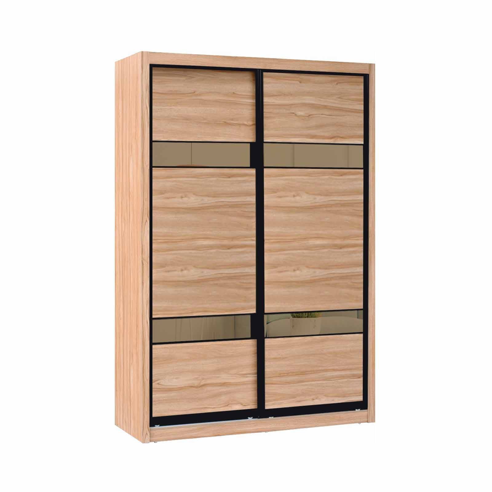 SMARTBOX 2 Door Sliding Wardrobe (maple-55) DUBLIN