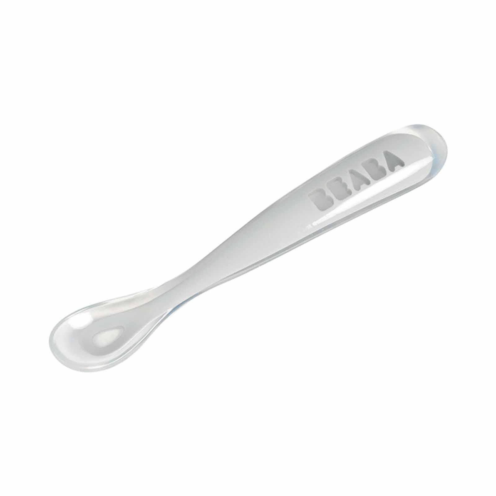 BEABA Silicone Spoon - Velvet Grey (online) 1ST STAGE-image 1