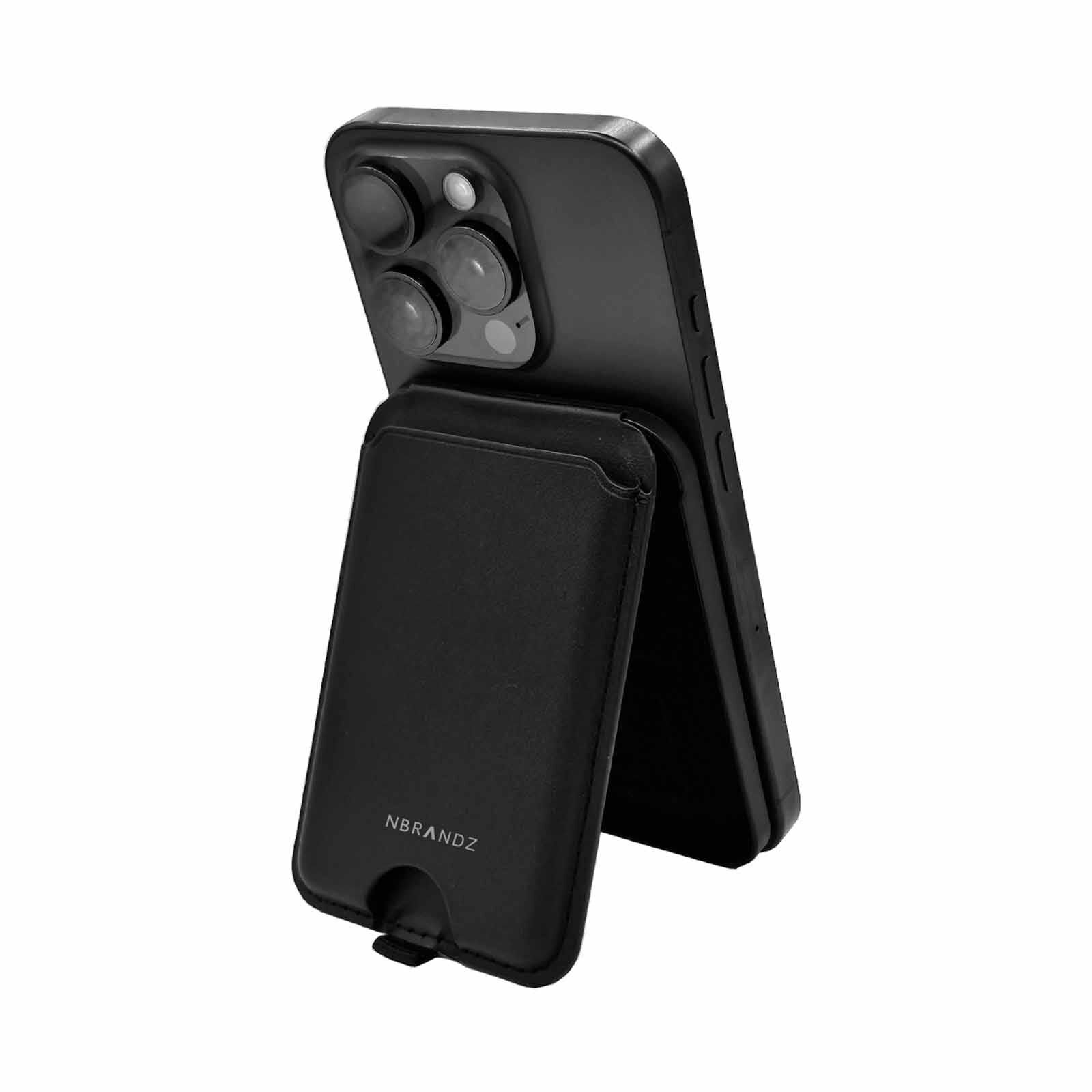 N.BRANDZ Magsafe Wallet Stand-black N-MAGWALLET2-BK-image 2