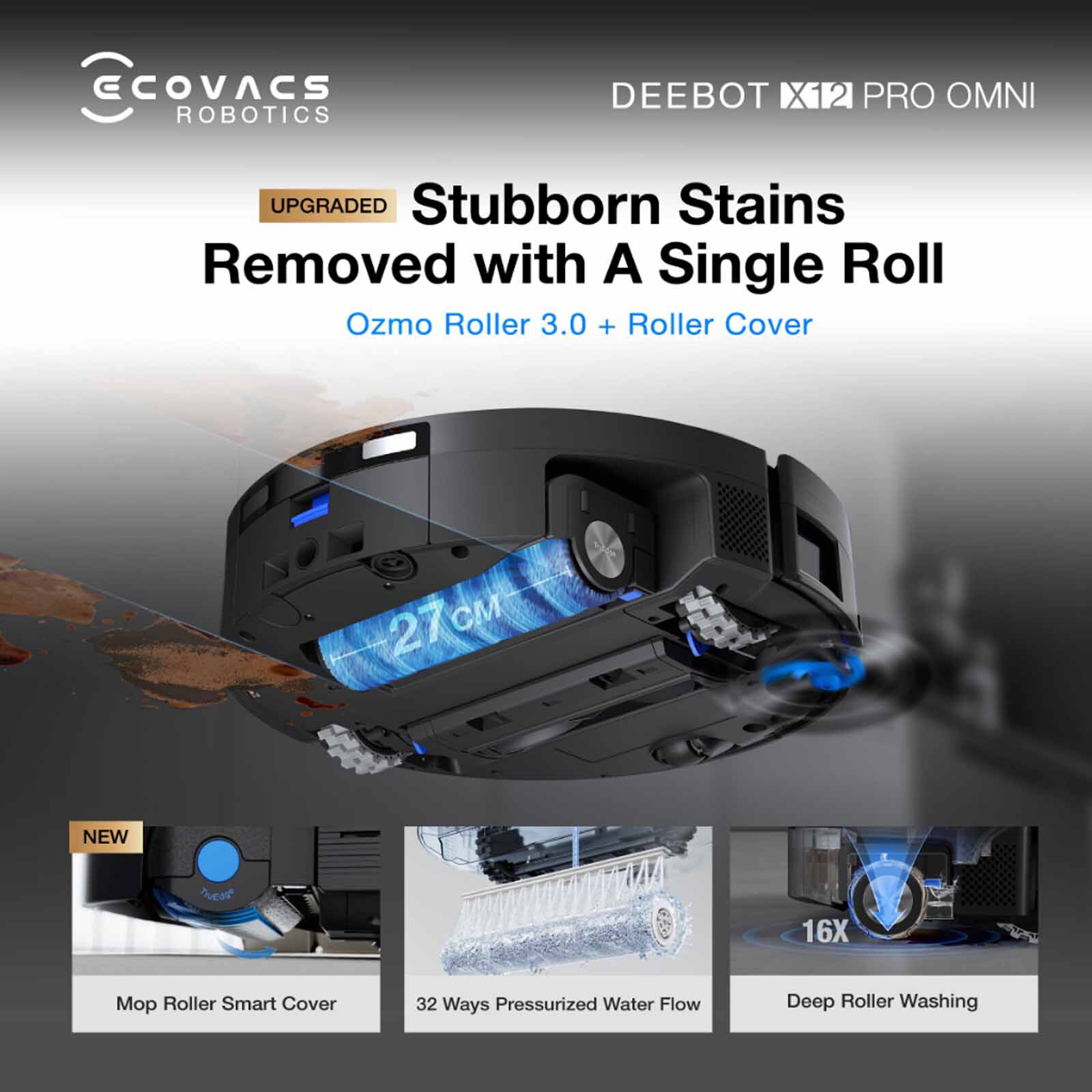 ECOVACS Deebot X12 Pro Omni Robotic Vacuum Cleaner DEX-35-image 8