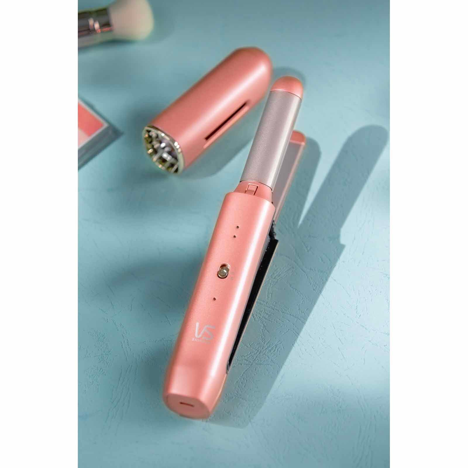 VS Rechargeable Mini 2-in-1 Styler - Pink VSI-1030PH-image 5